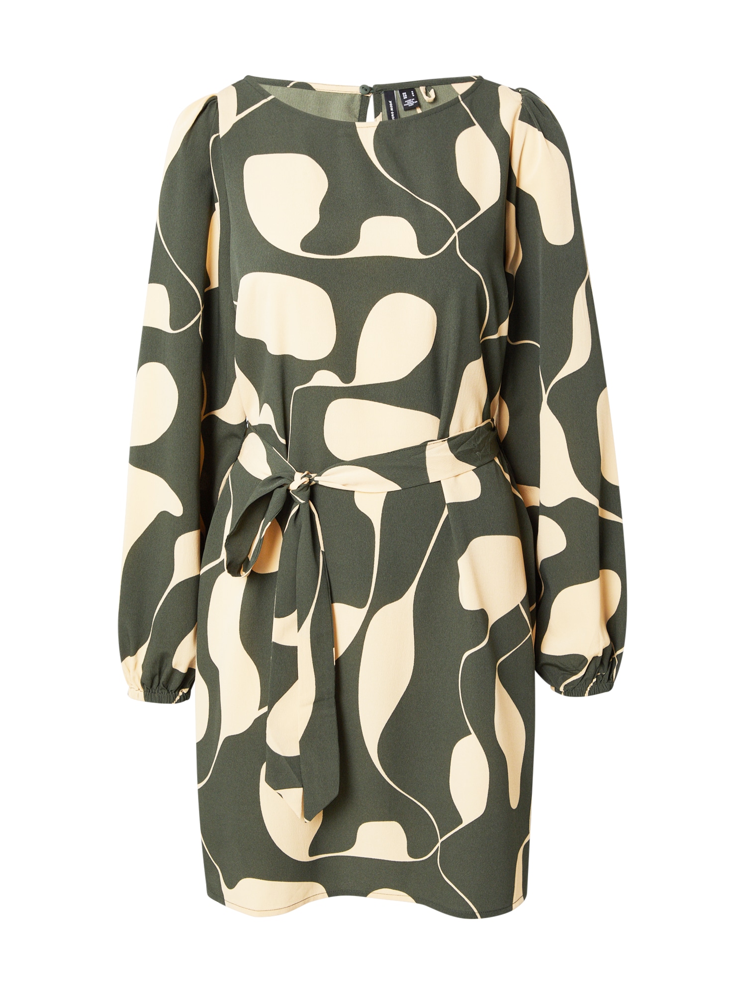 VERO MODA Rochie VMLYDIA  nisipiu / verde închis
