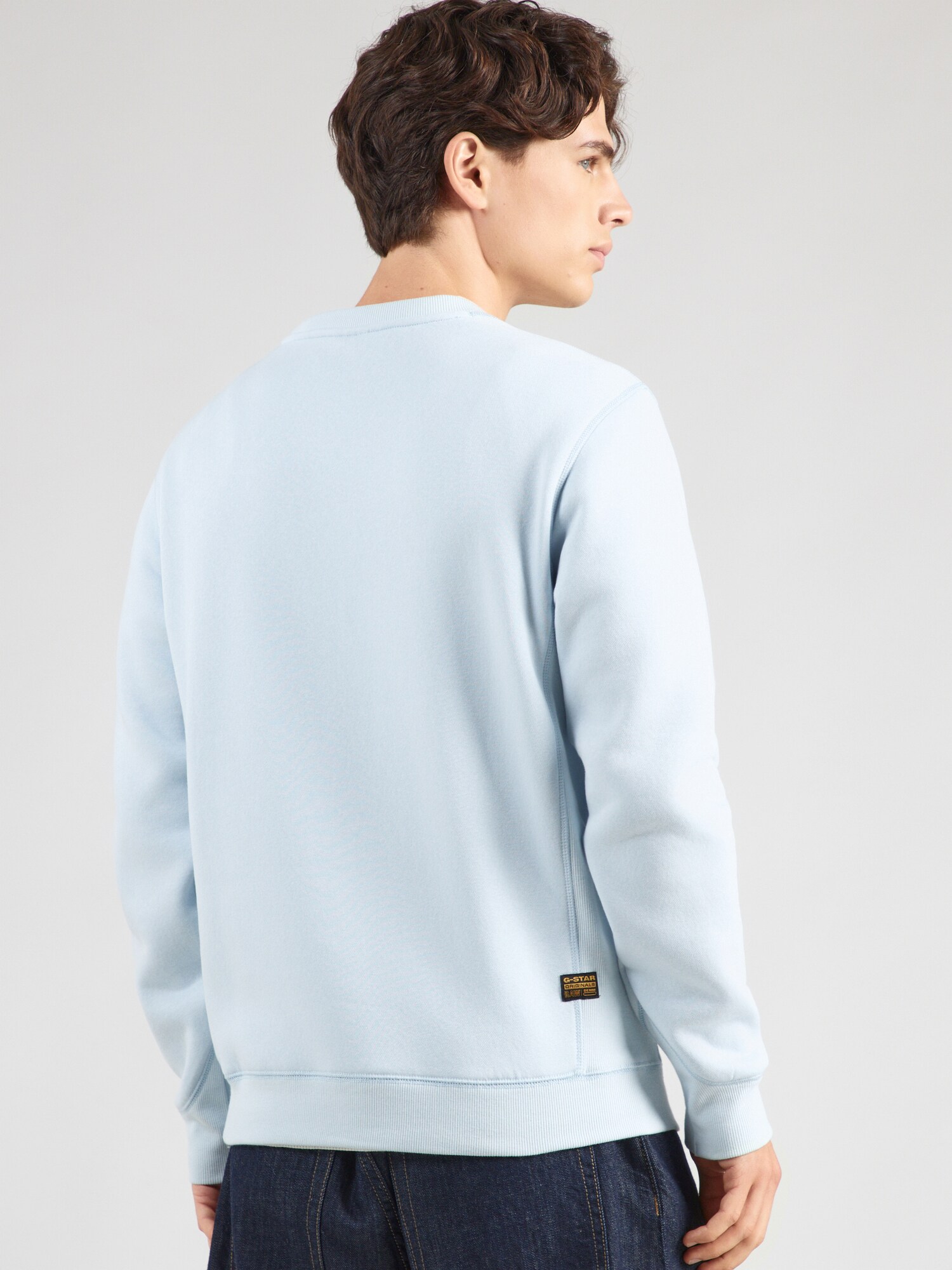 G-STAR Sudadera 'Premium Core'  azul claro – imagen 4