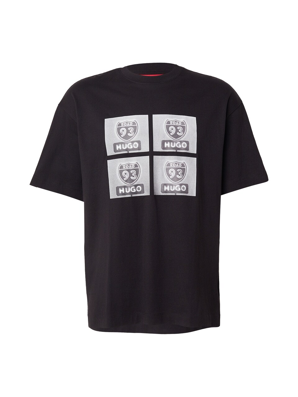 T-shirt 'Draxon' grå / antracit / svart