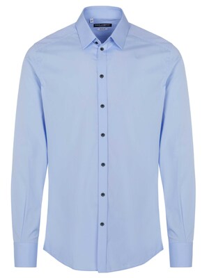 DOLCE & GABBANA Camiseta 'Dolce & Gabbana GOLD Hemd schwarz'  azul claro