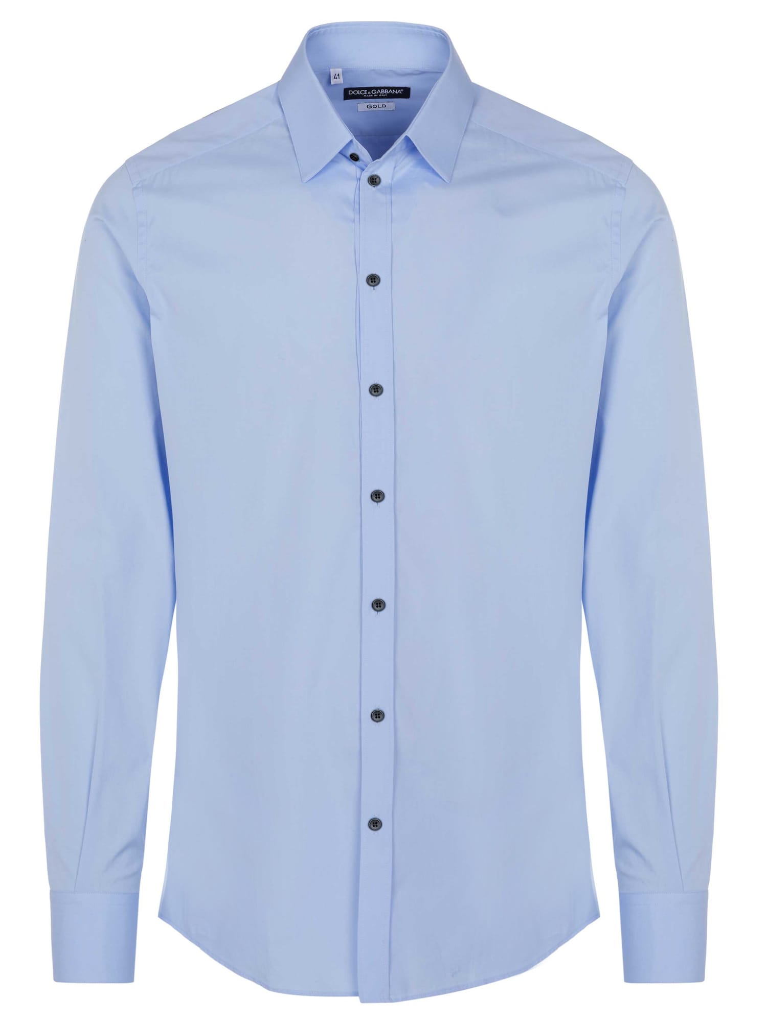 DOLCE & GABBANA Camiseta 'Dolce & Gabbana GOLD Hemd schwarz' azul claro – imagen 1