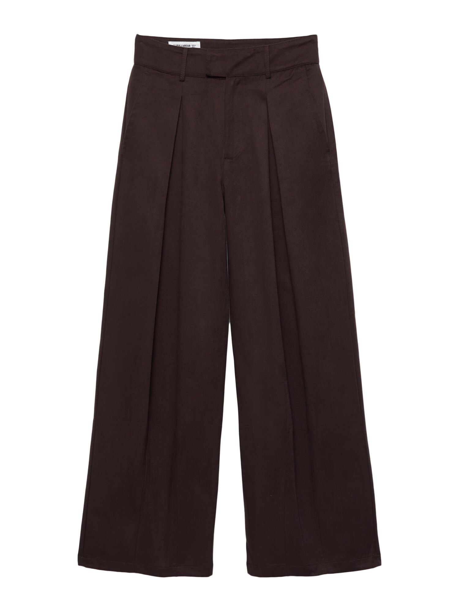 Pull&Bear Pantaloni cutați  roșu burgundy
