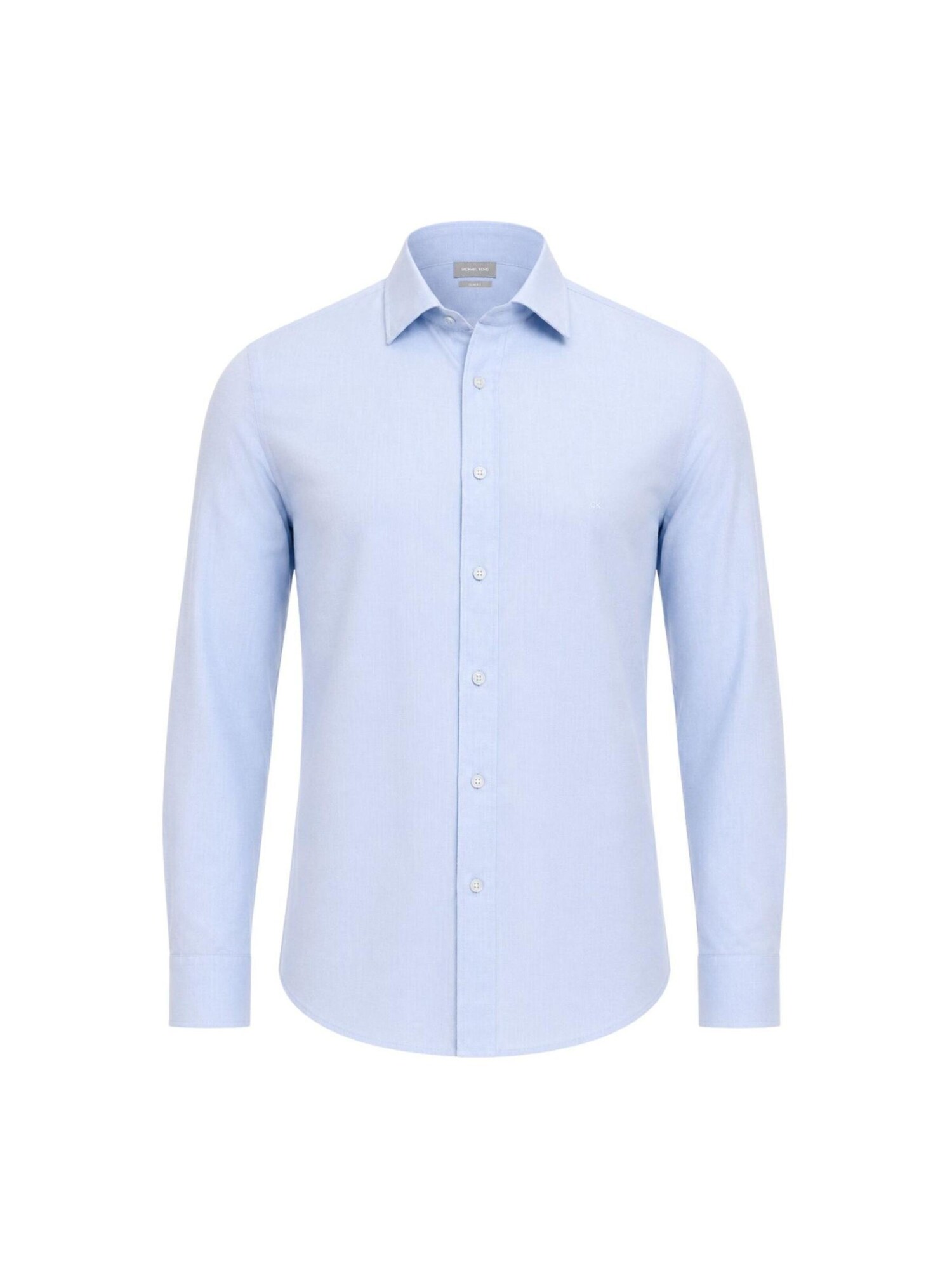 Michael Kors Camisa de negocios 'COTTON LINEN SLIM SHIRT' azul claro