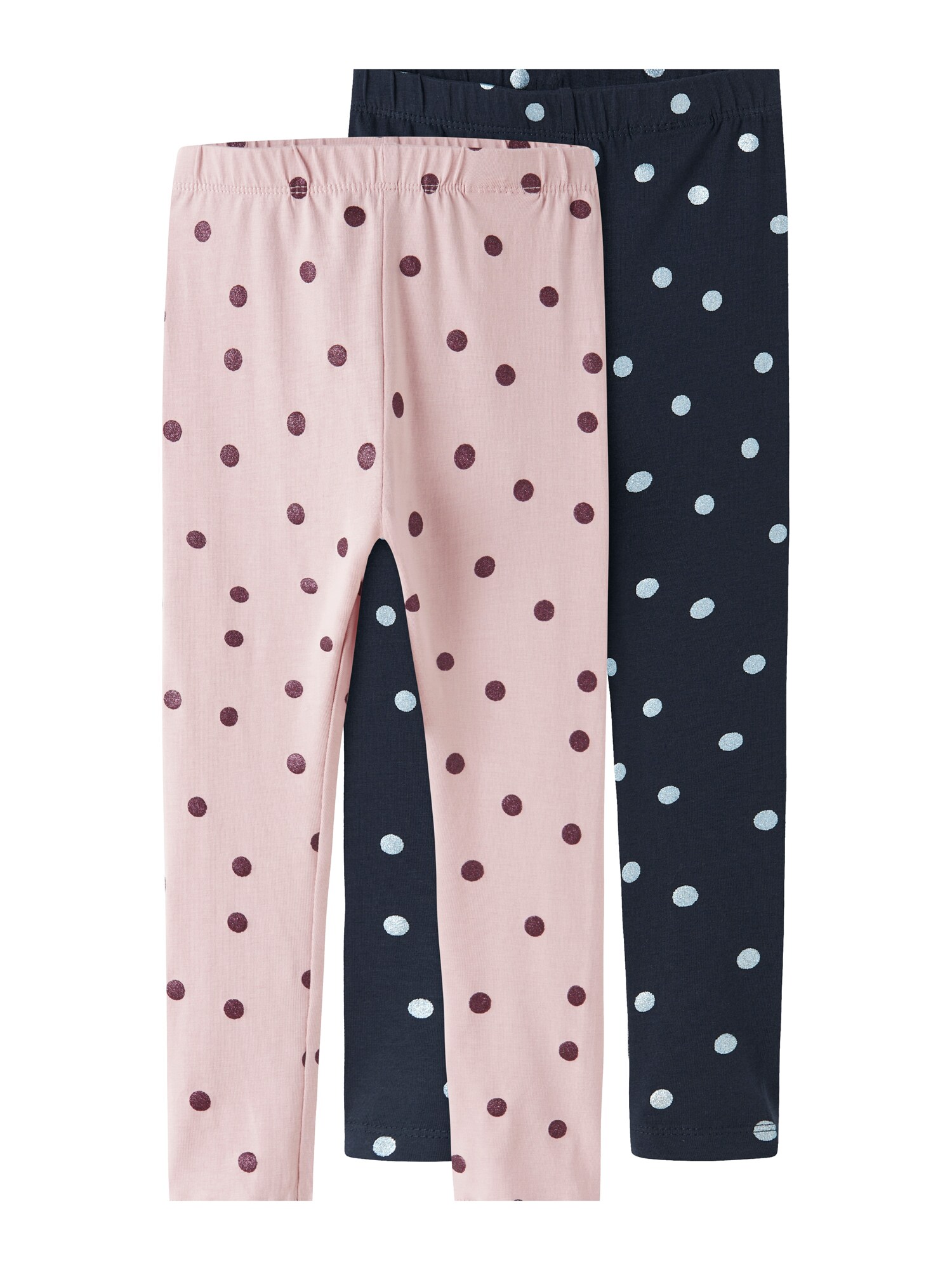 NAME IT Leggings 'NMFVIVIAN'  tengerészkék / orgona akciós termékkép 1