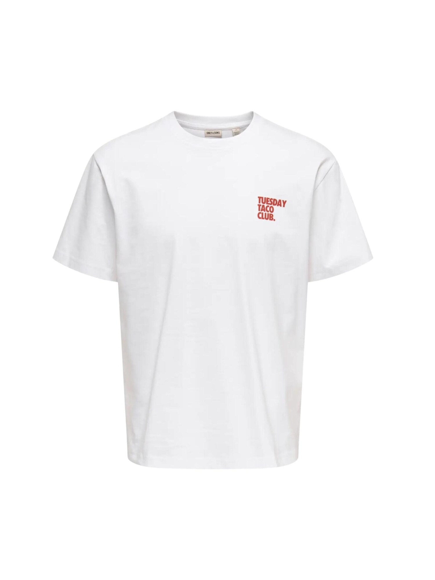 Only &amp; Sons Camiseta 'ONSFred Foodie'  rojo fuego / blanco