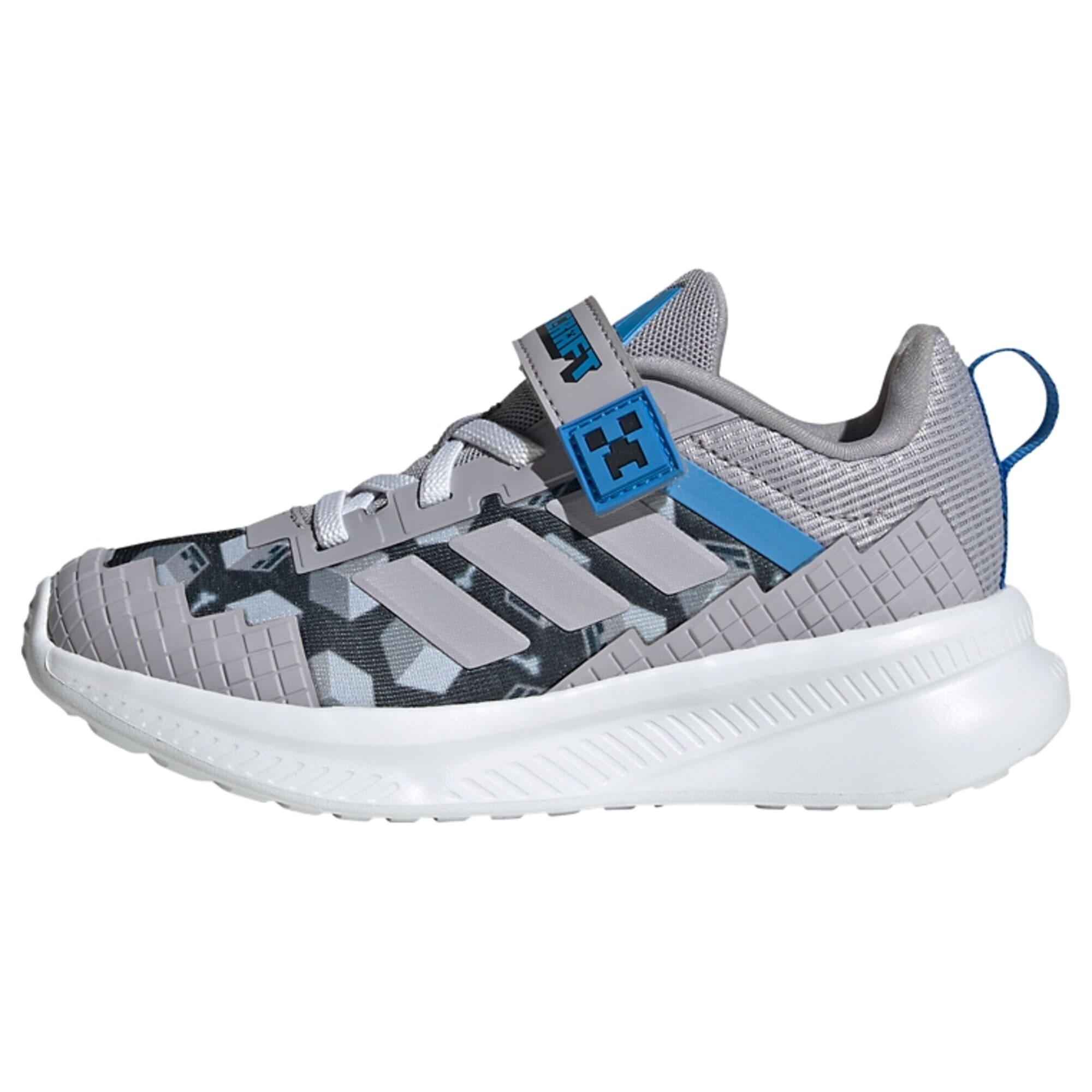 Adidas Sportswear Sneakers 'Minecraft Fortrun 4.0' Grijs / Zwart / Wit