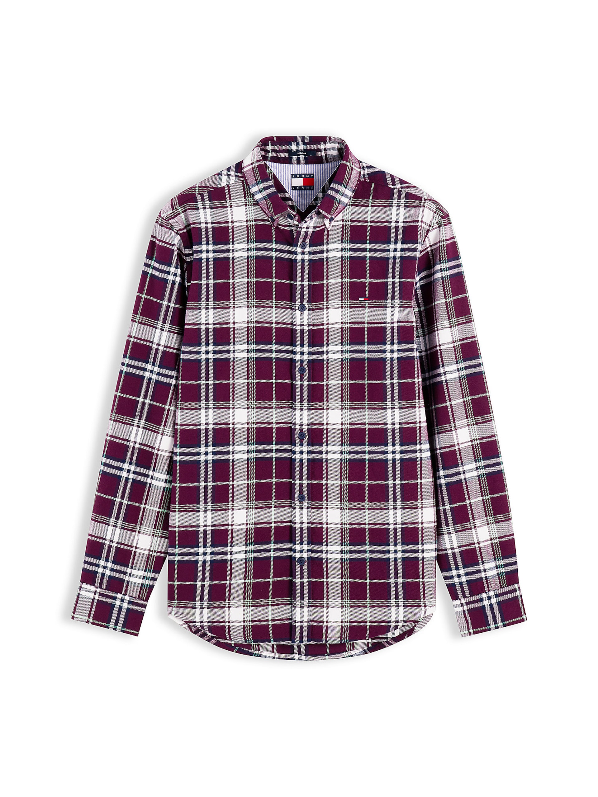 TOMMY JEANS Skjorta marinblå / bär herr
