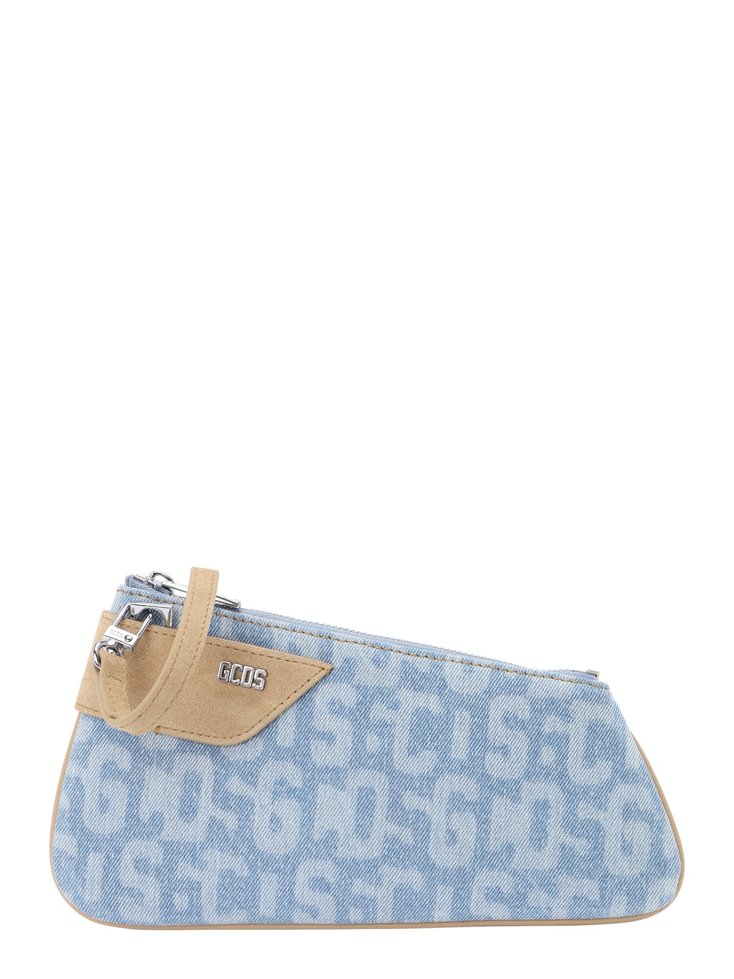 GCDS Kabelka na rameno  modrá denim / svetlomodrá
