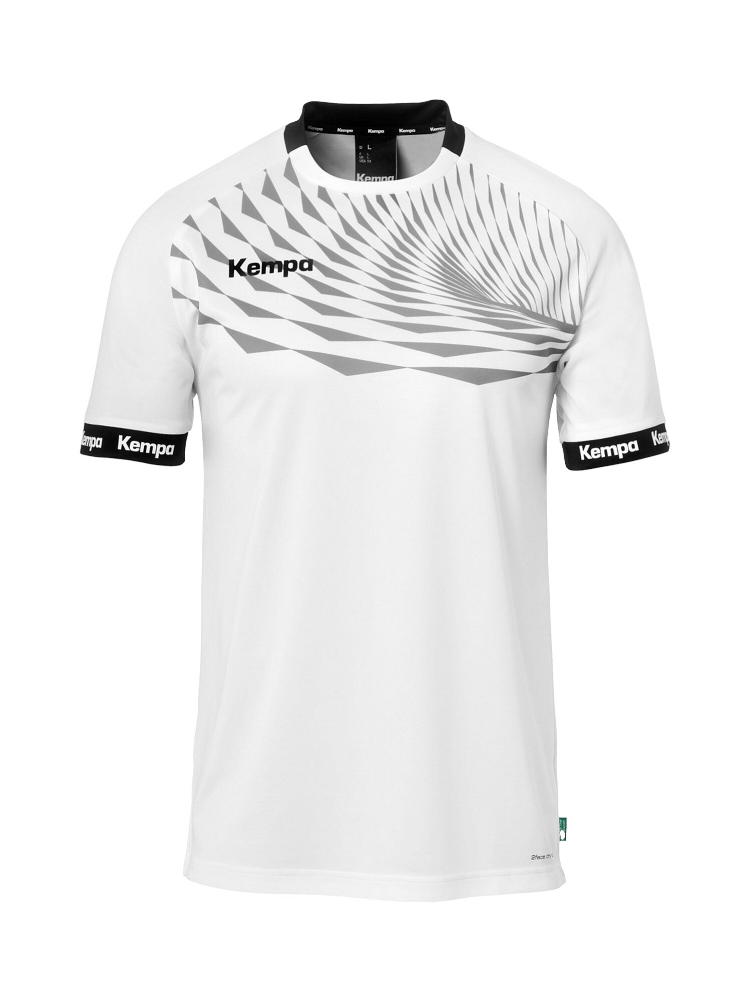 KEMPA Tricou funcțional  gri / negru / alb