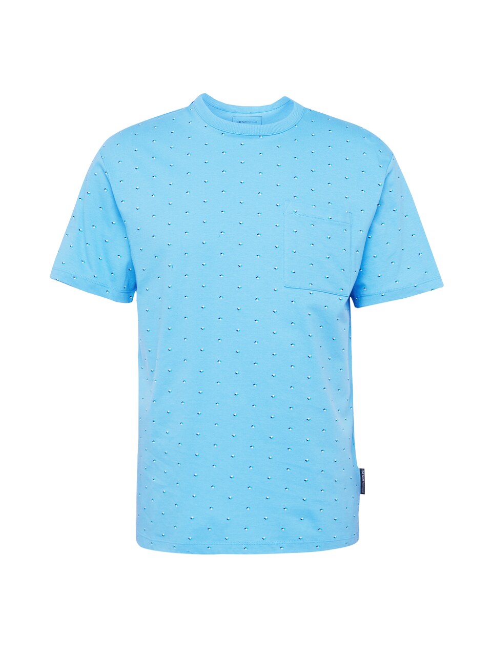 T-shirt marinblå / turkos / ljusblå