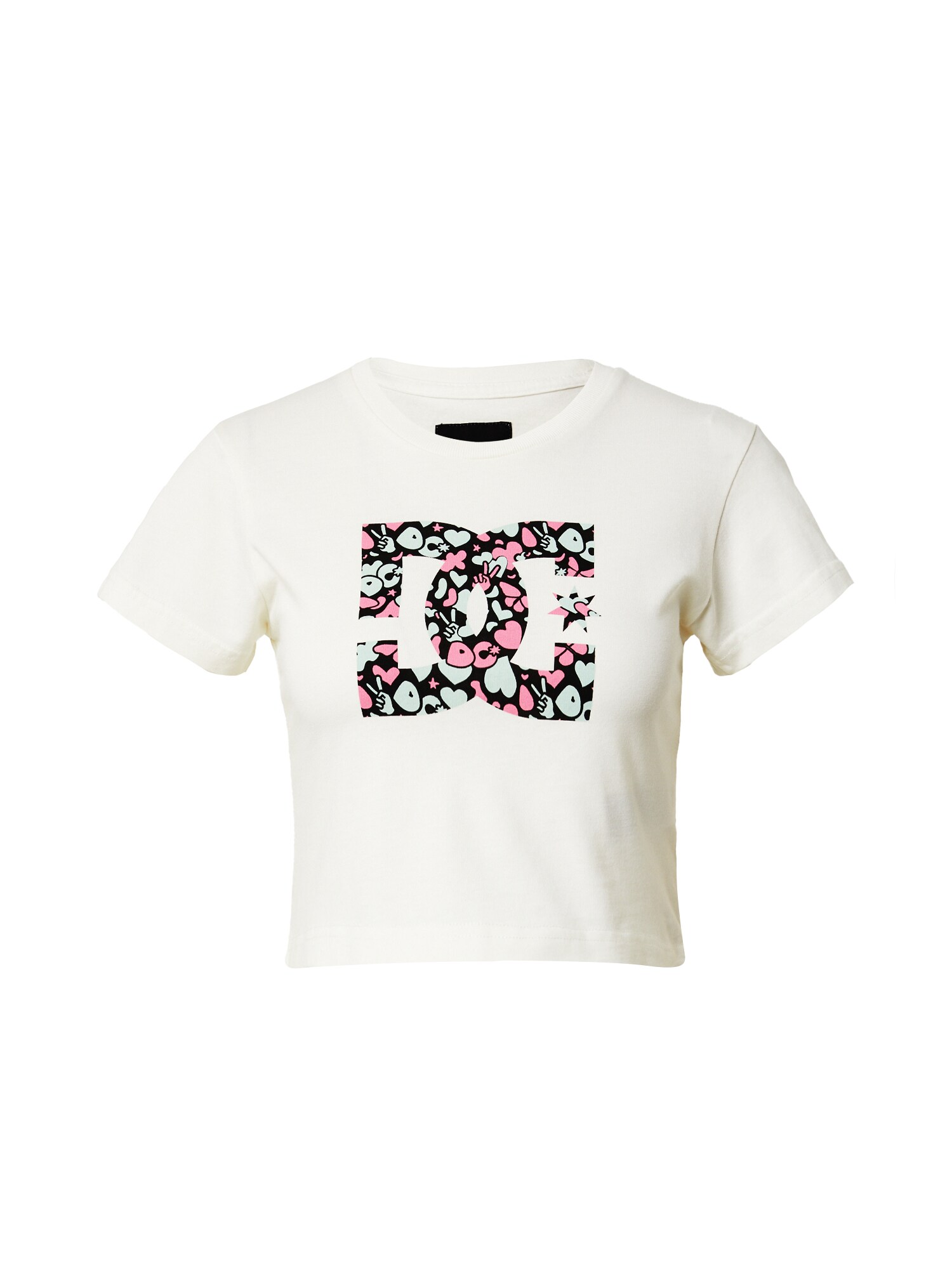 DC Shoes Tricou 'STAR FILL'  lila / negru / alb