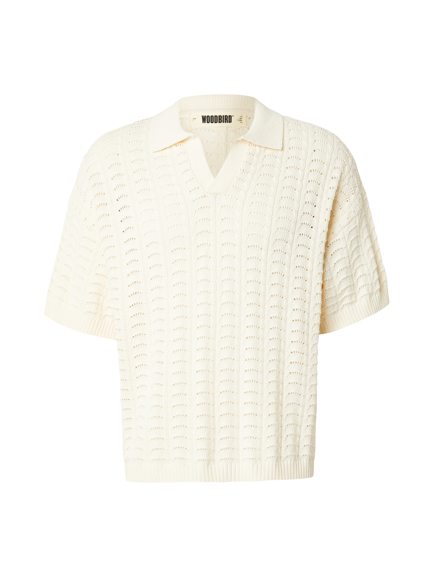 Woodbird Pulover Shimo  alb murdar