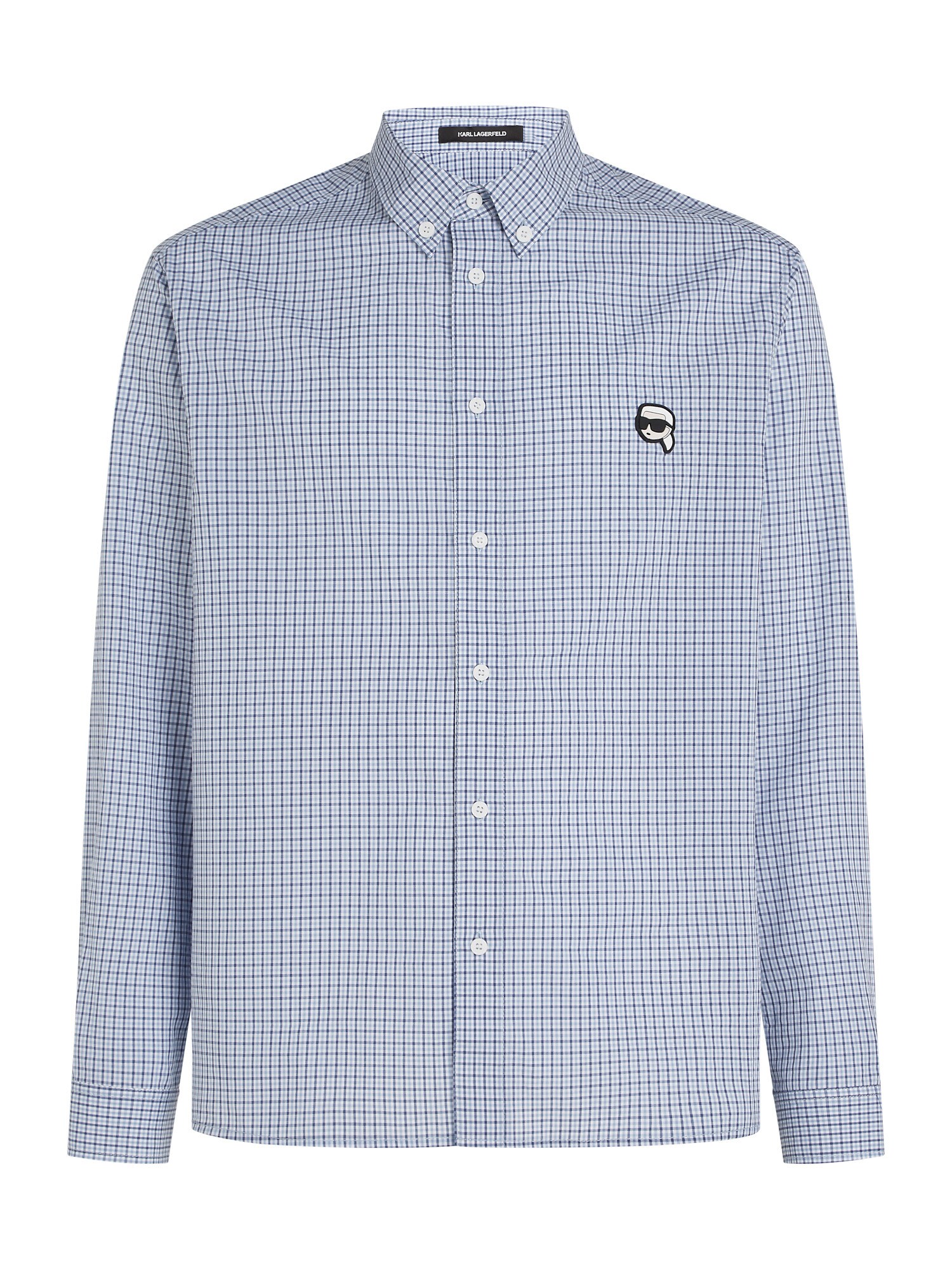 Karl Lagerfeld Cămașă  albastru / albastru deschis