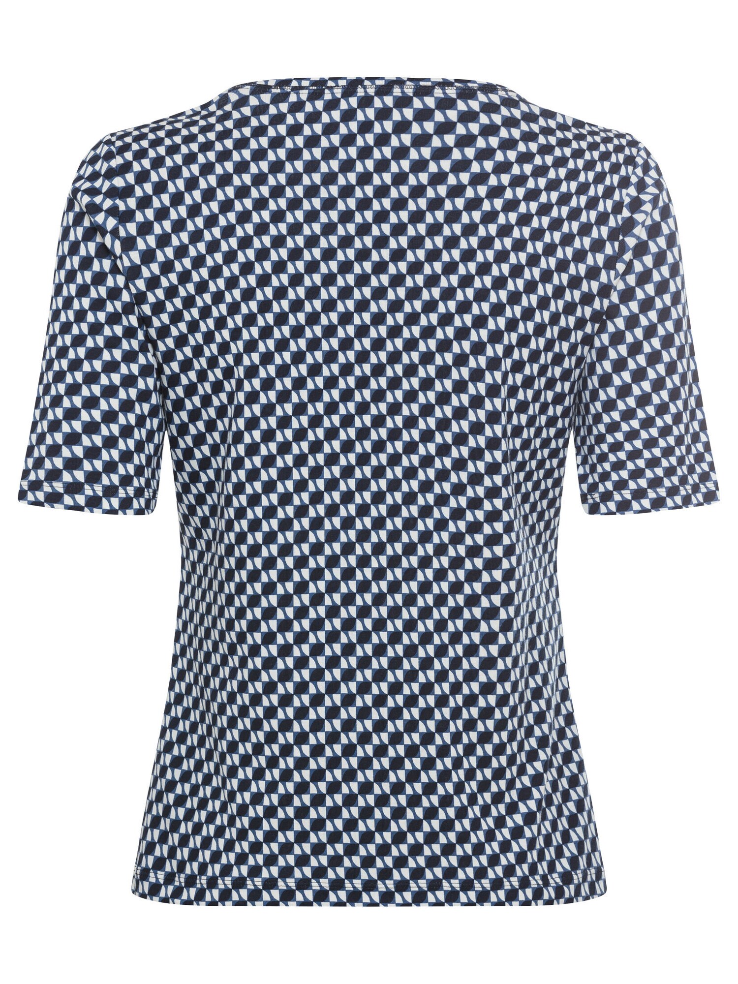 Thumbnail - Shirt mit geometrischen Allover-Print