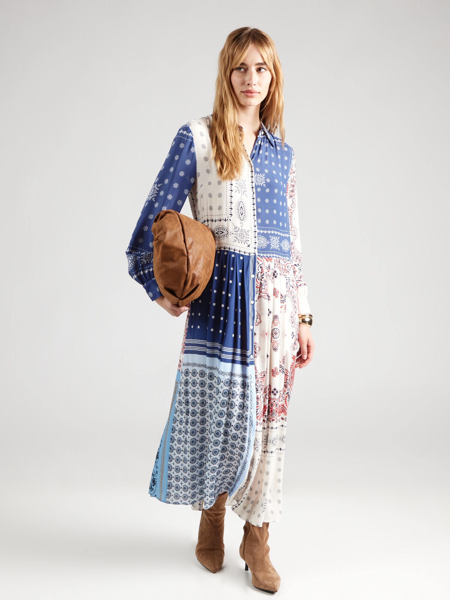 Weekend Max Mara Ingruhák 'ZUAI'  tengerészkék / világoskék / piros / fehér termék 2. képe