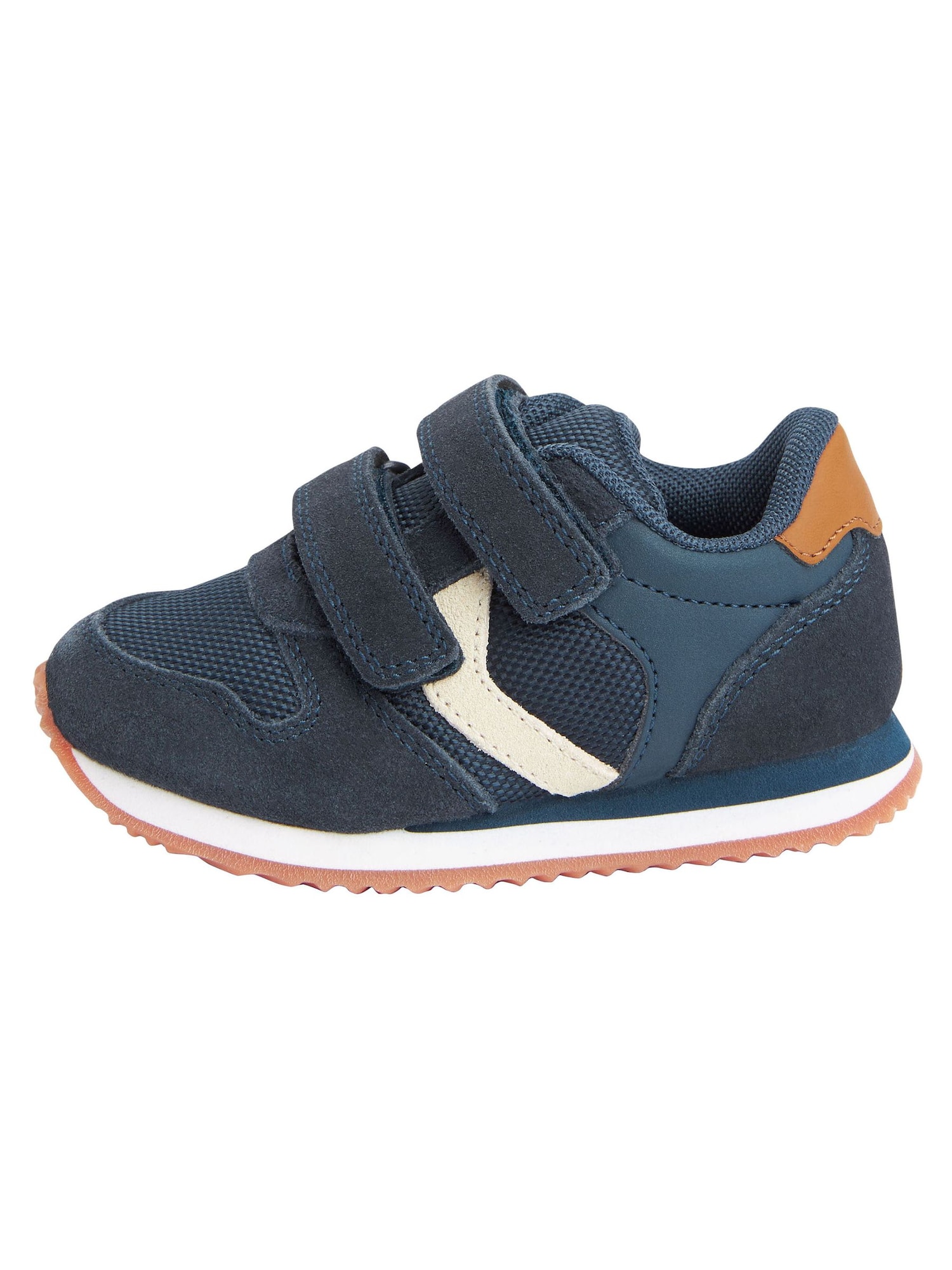 Next Sneaker  bleumarin / maro caramel / alb