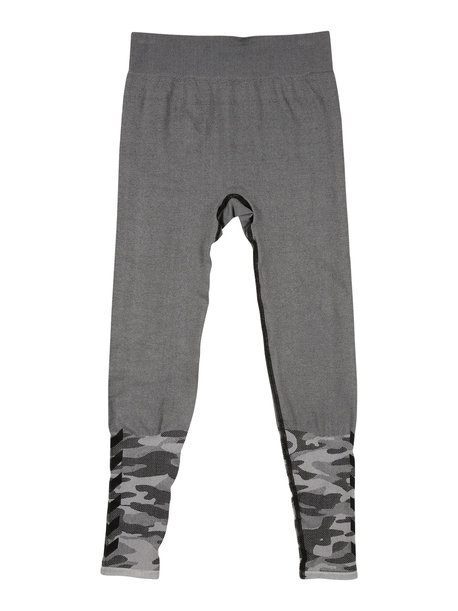 Hummel Sportinės kelnės 'MAX SEAMLESS'  pilka / juoda