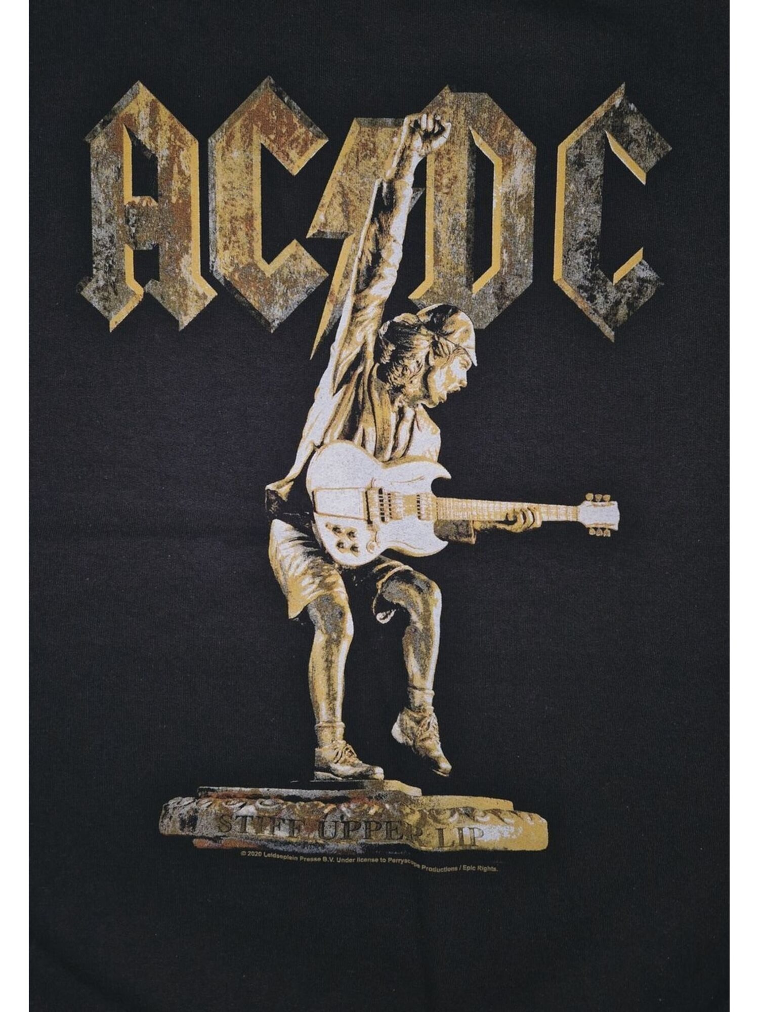 AC/DC Sudadera 'AC/DC Ac/Dc Stiff Upper Lip Sweatshirt Sweatshirt' negro – imagen 3