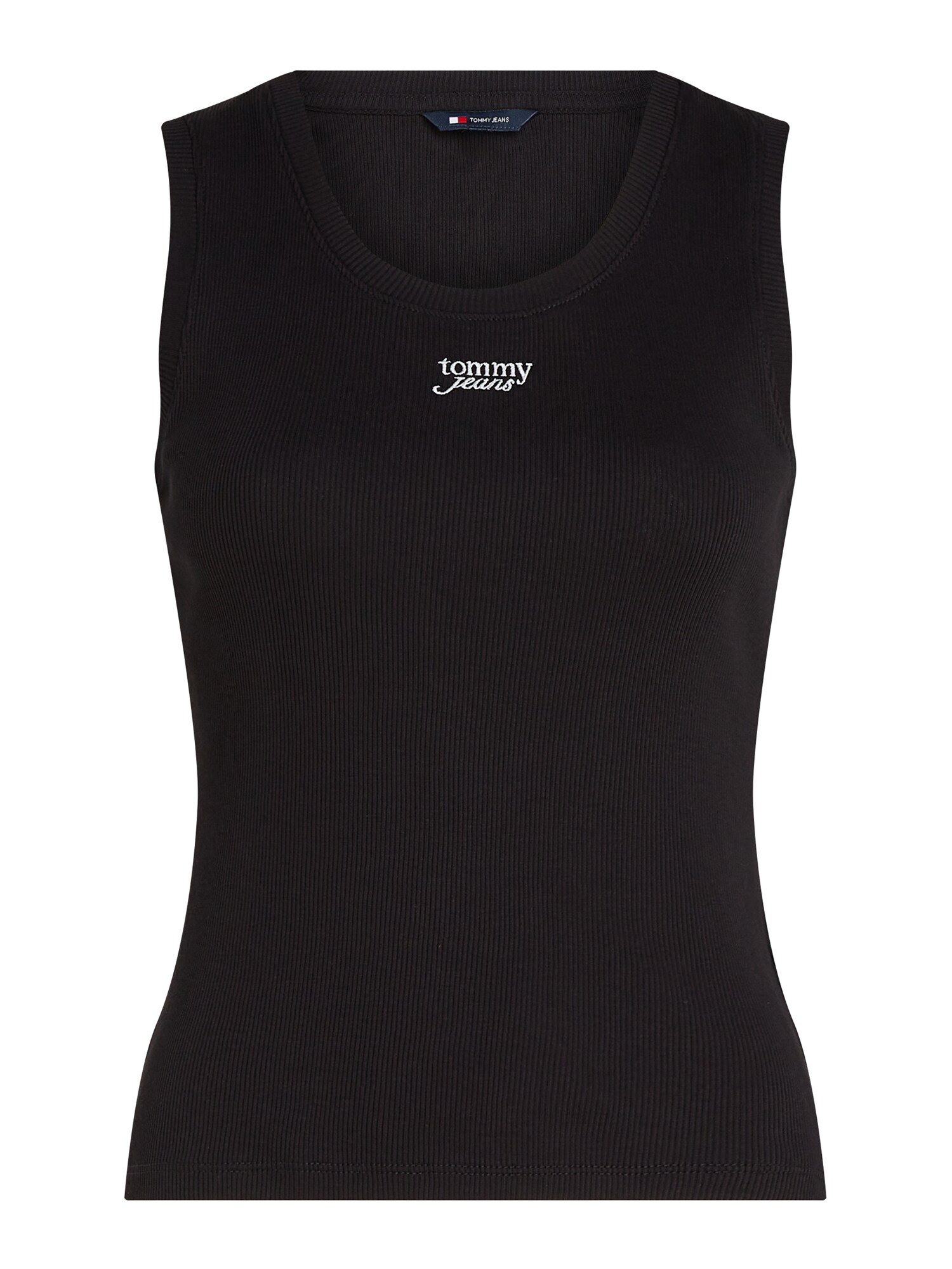 Tommy Jeans Top  čierna / biela