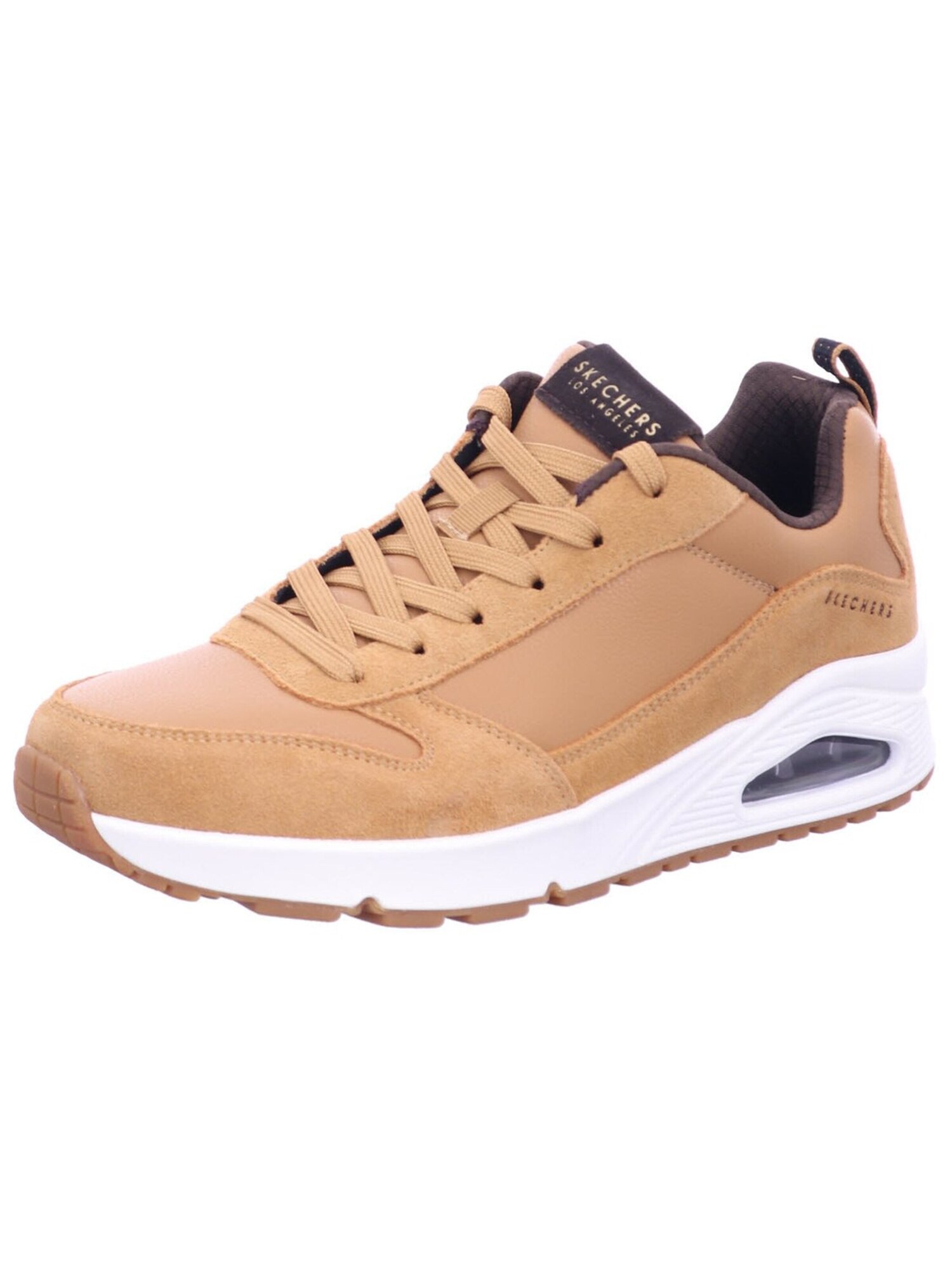Skechers Veterschoen 'Schnürschuh Herren 52468 Wsk Kunststoff (Synthetik) In Braun' Bruin