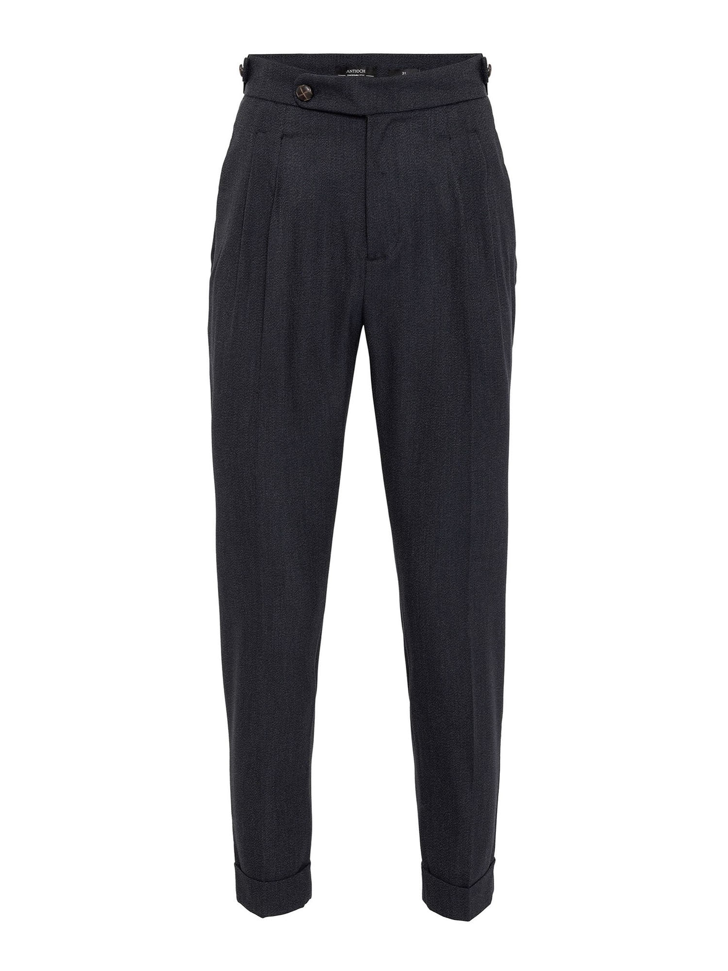 Antioch Pantaloni cu dungă  albastru marin / albastru noapte