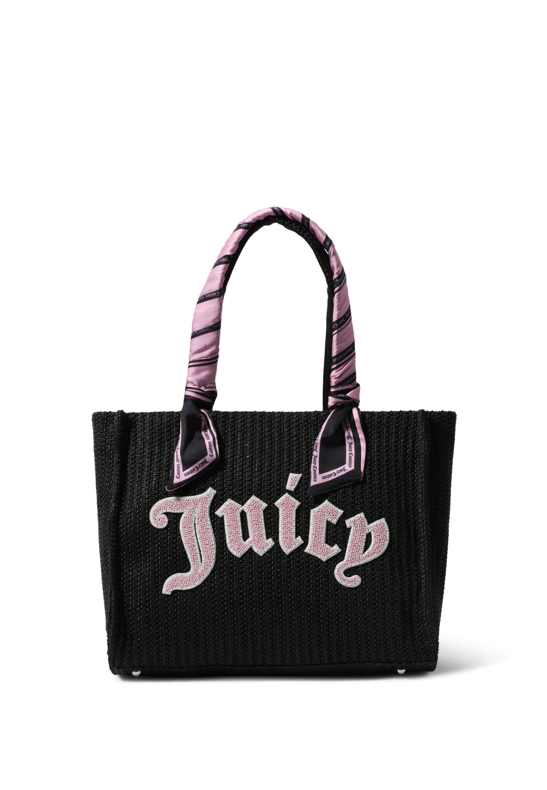 Juicy Couture Shoppingväska 'IRIS' rosa / svart dam
