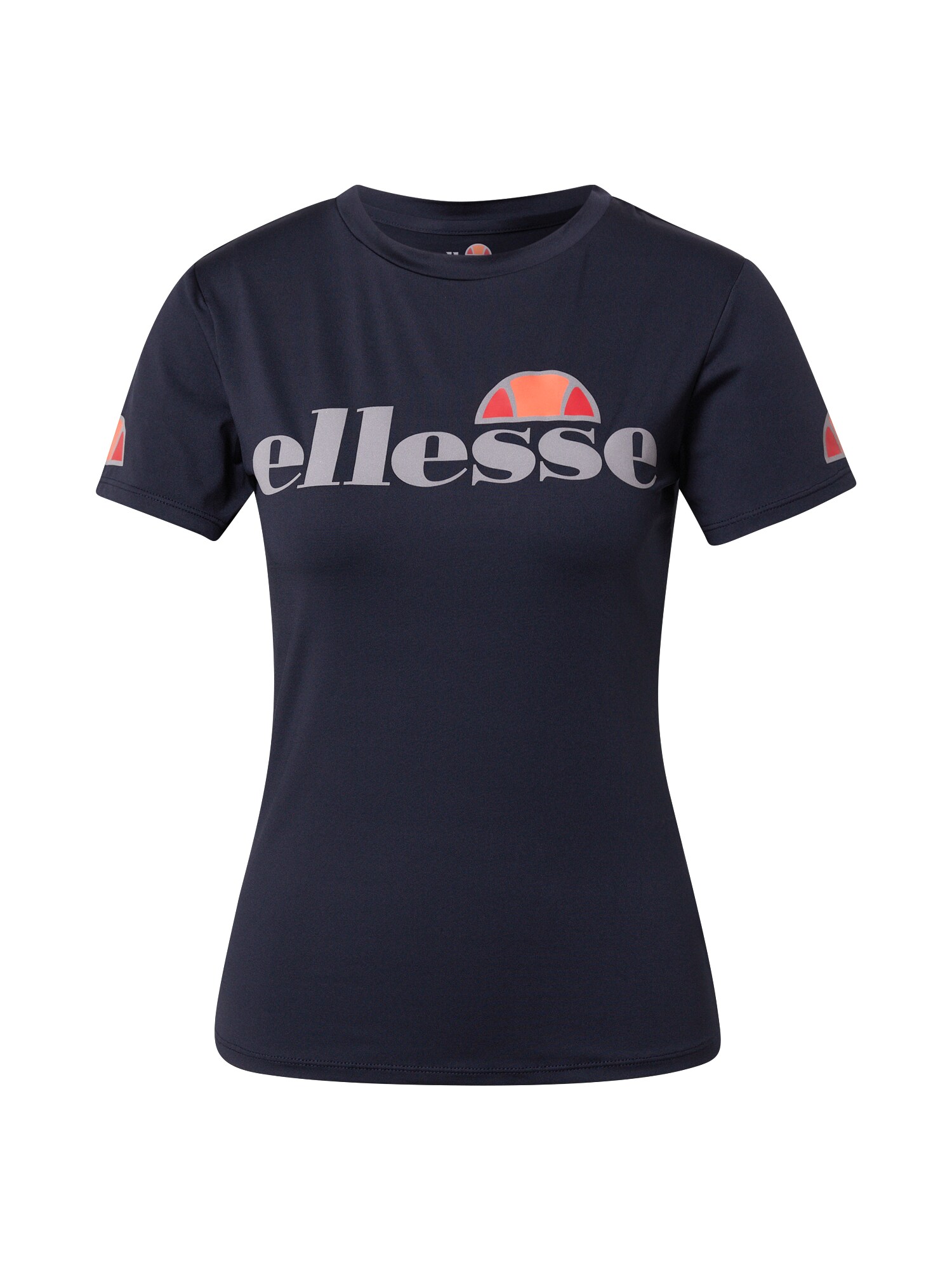 ELLESSE Sportiniai marškinėliai 'Giomici'  tamsiai mėlyna / pilka / koralų splava