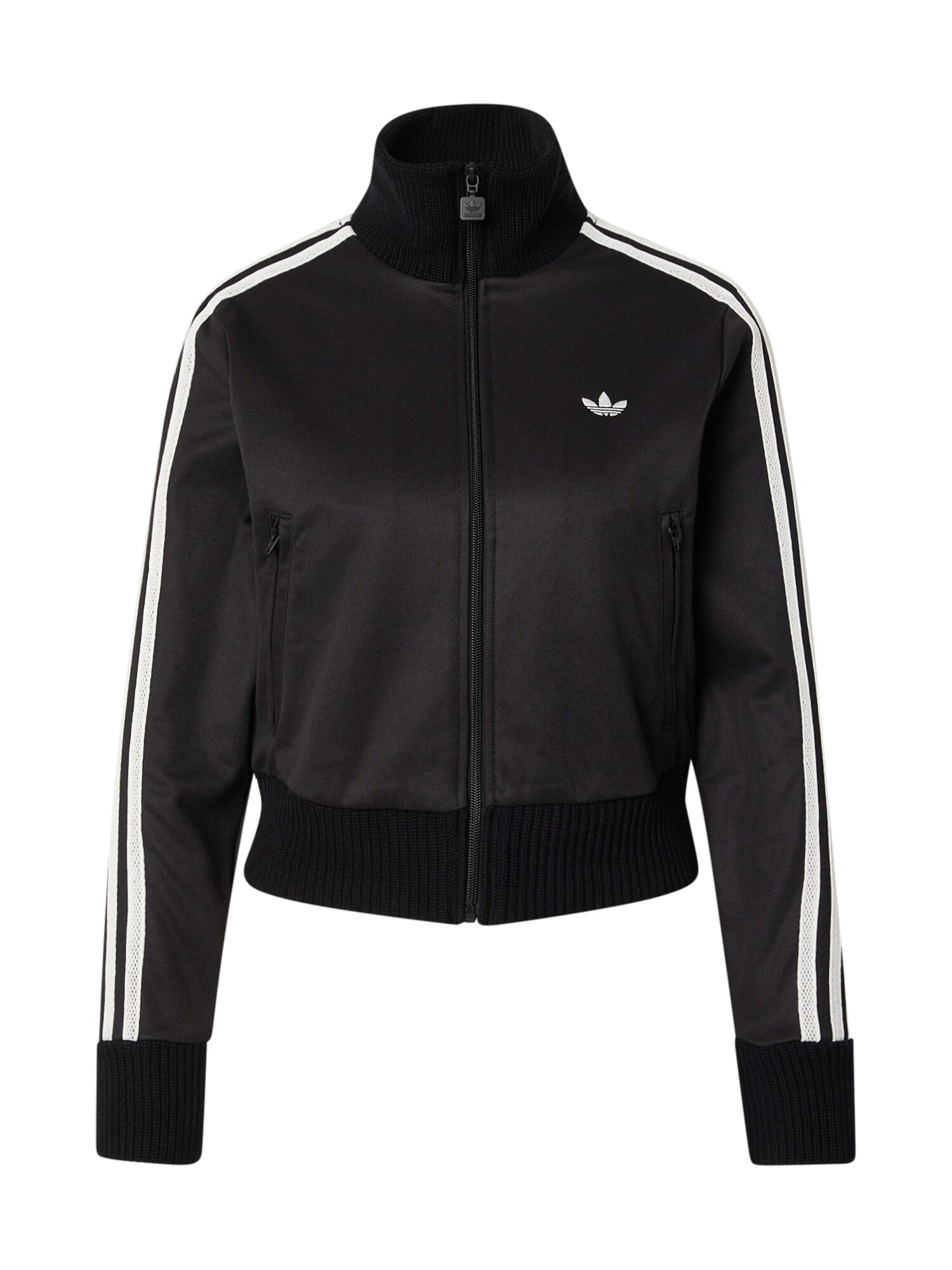 ADIDAS ORIGINALS Chaqueta de entretiempo 'Firebird' negro / blanco