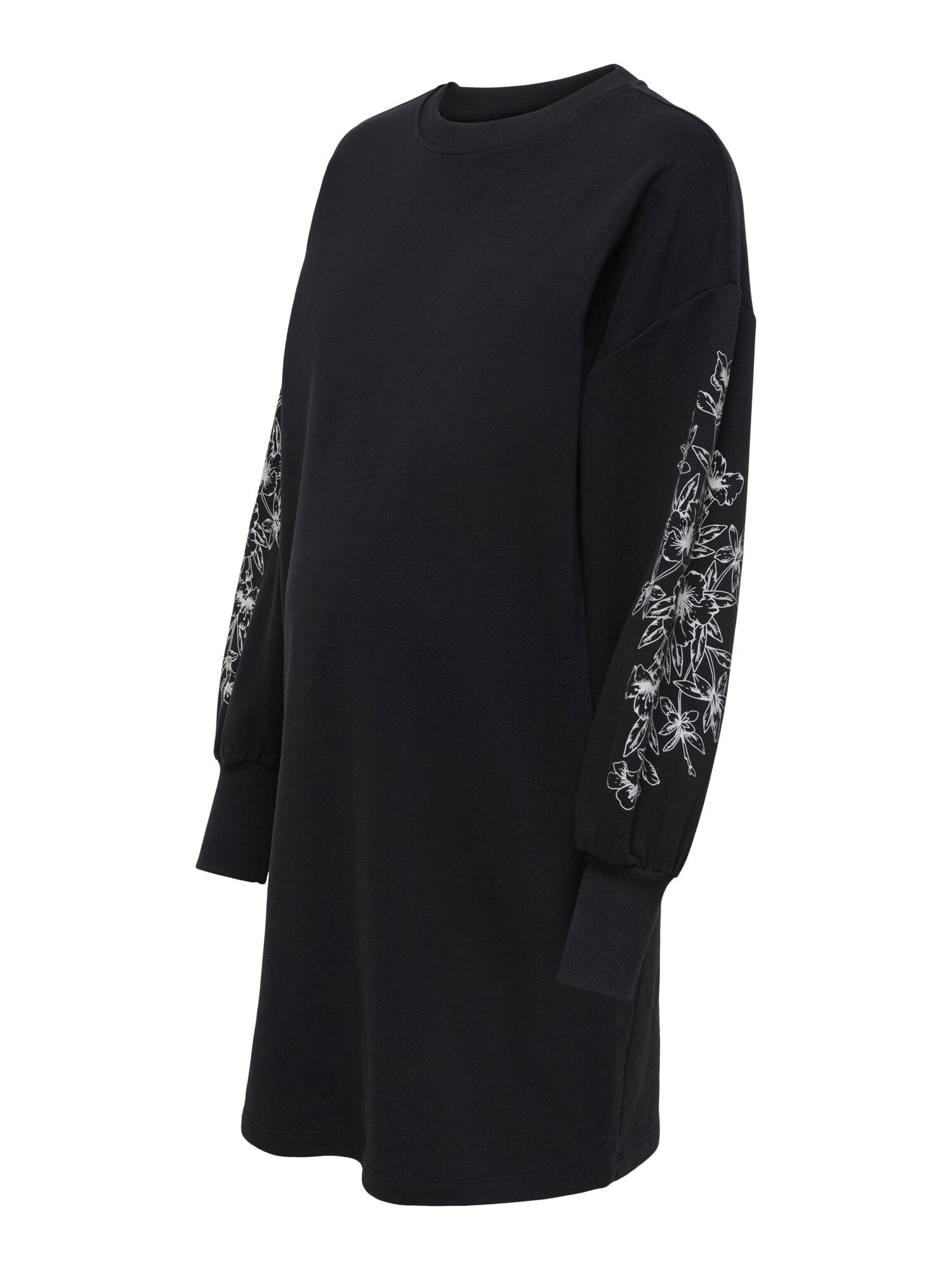 Only Maternity Vestido 'OLMKobina'  negro / blanco