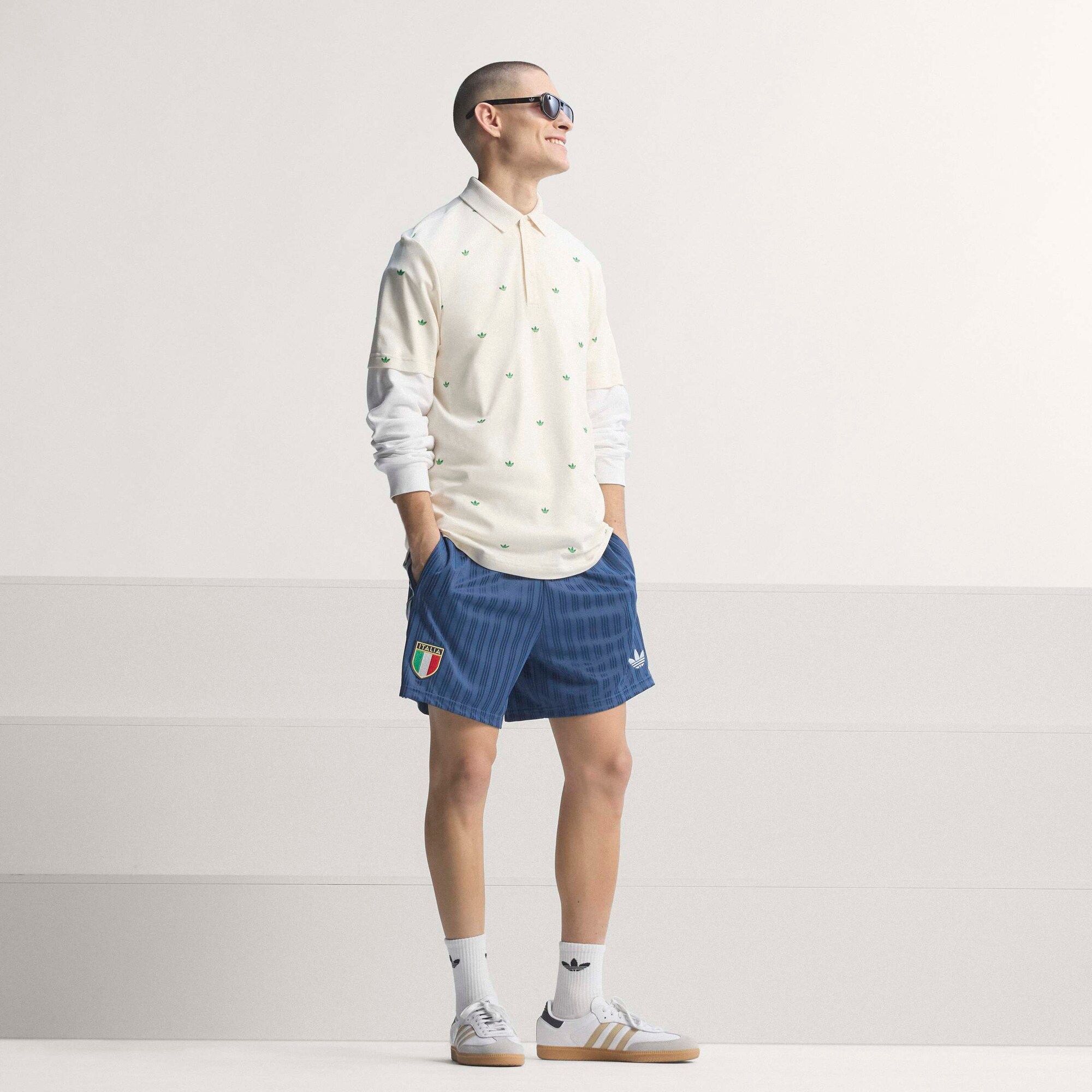 ADIDAS PERFORMANCE Pantalón deportivo 'Italien Originals' azul real / blanco – imagen 3