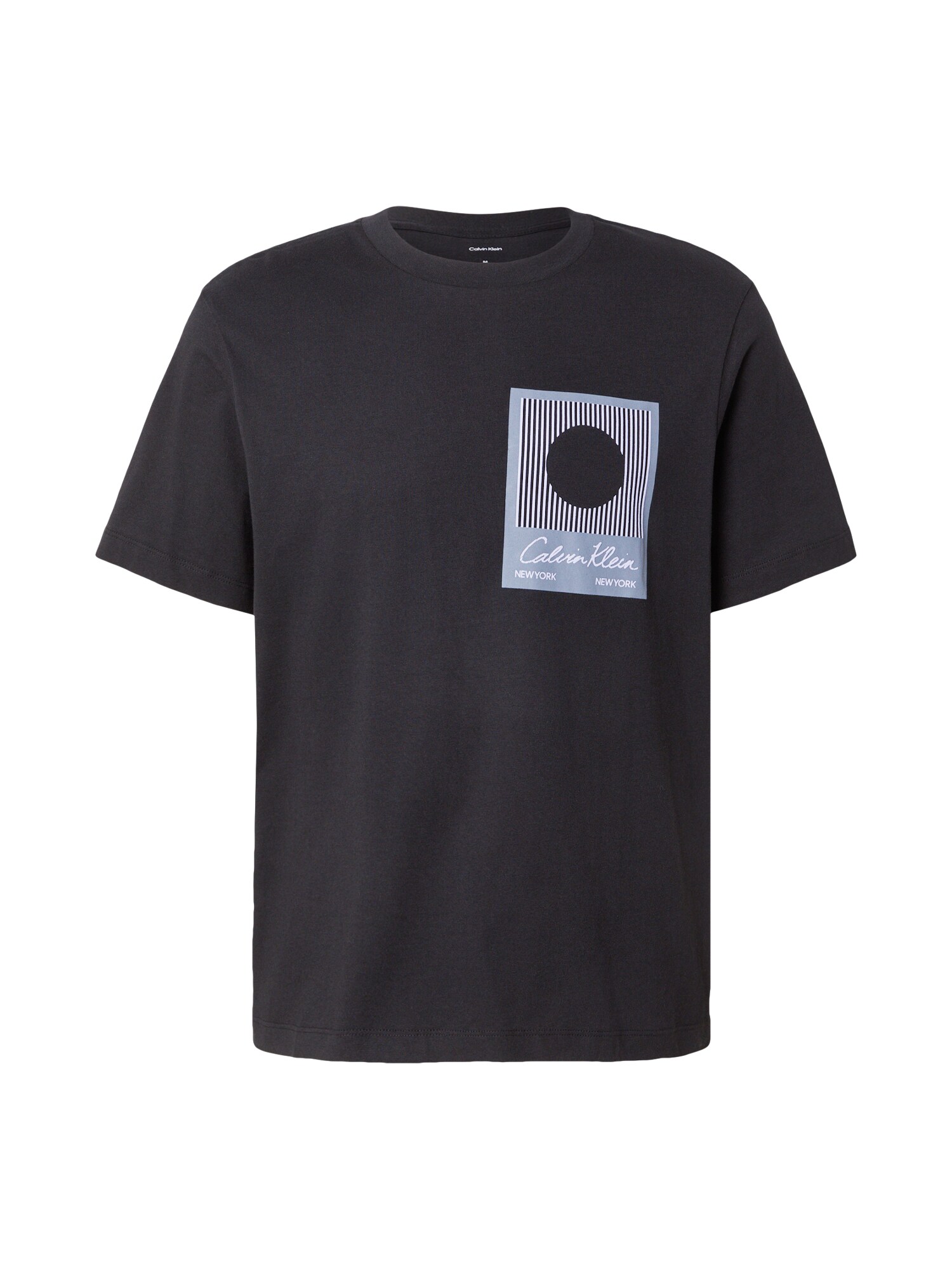 Calvin Klein Tricou  mov pastel / negru