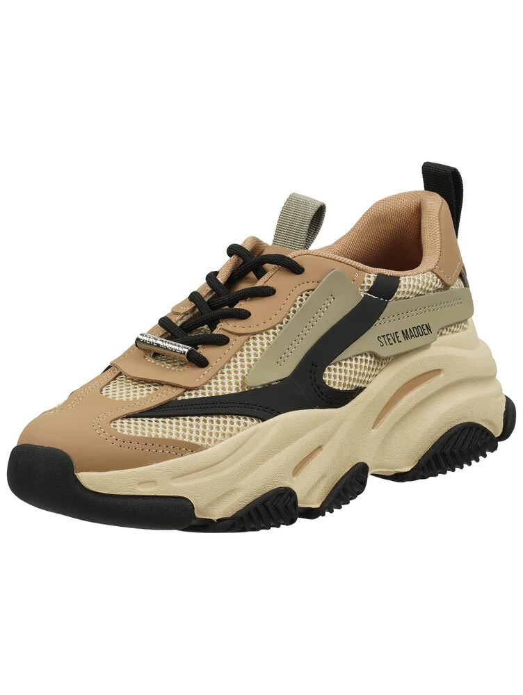 STEVE MADDEN Sneaker 'Possession' Damen Größe 39 beige / hellbraun / khaki / schwarz