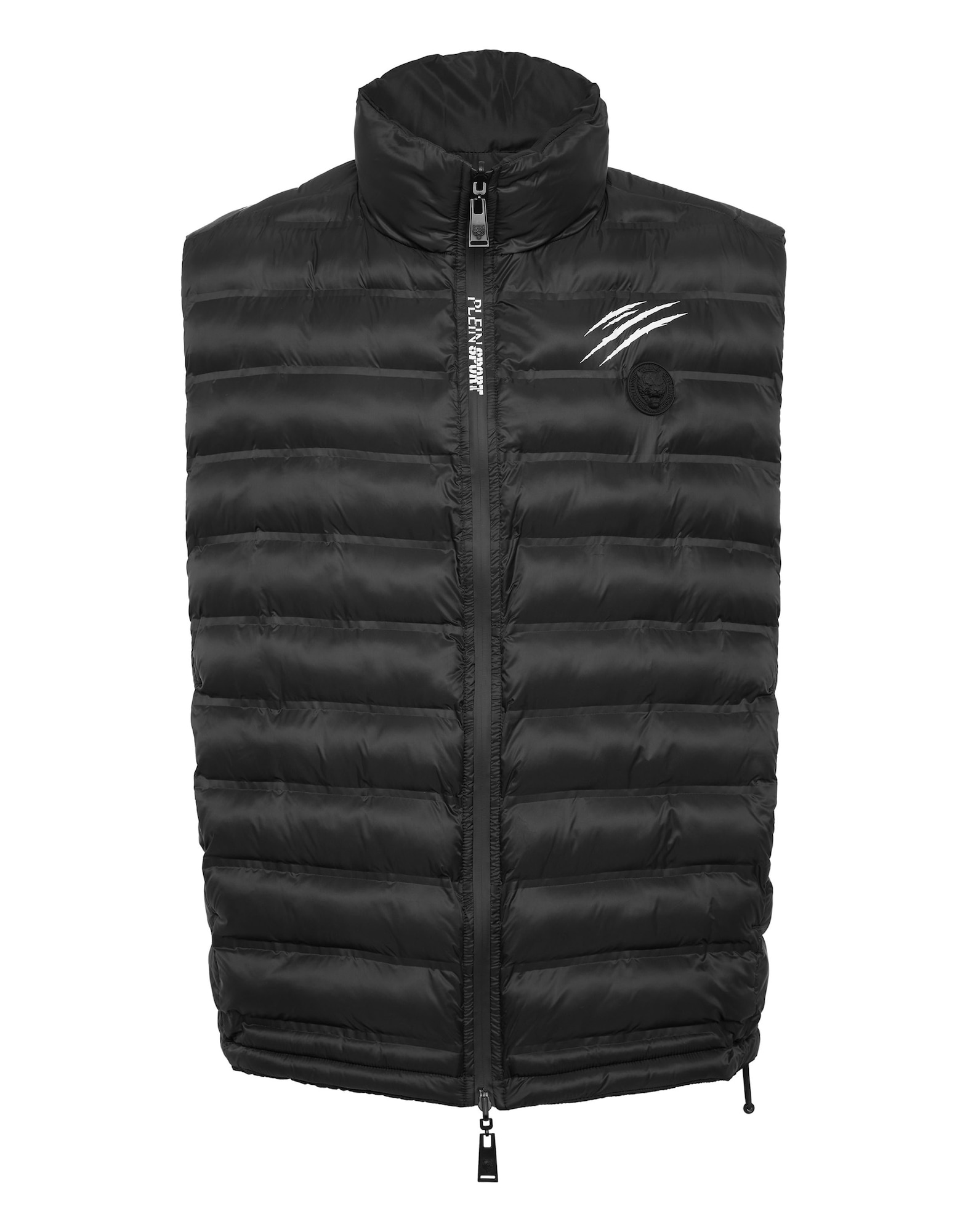 Plein Sport Chaleco deportivo  negro / blanco