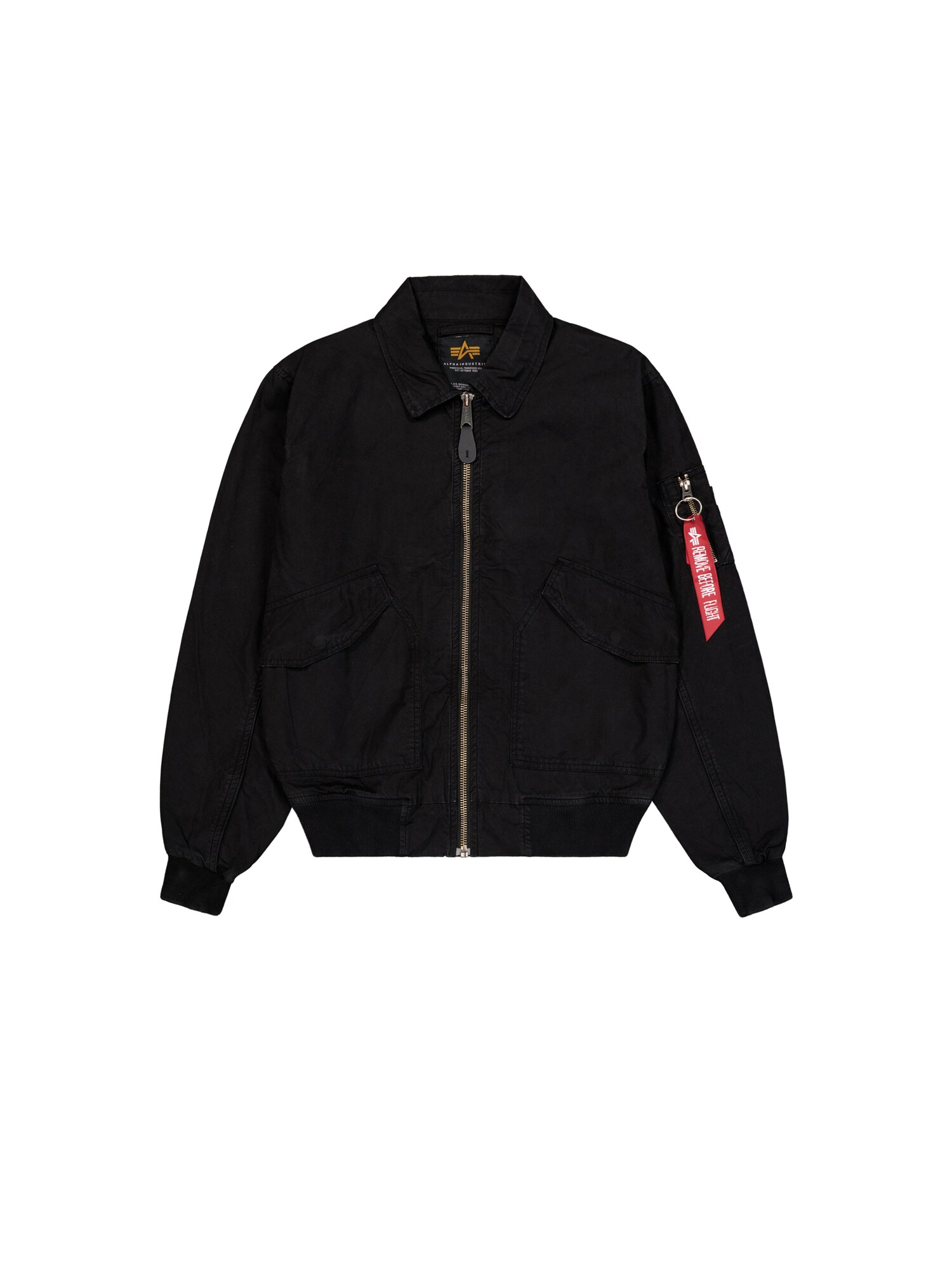 ALPHA INDUSTRIES Geacă de primăvară-toamnă 'CWU-36/P'  negru