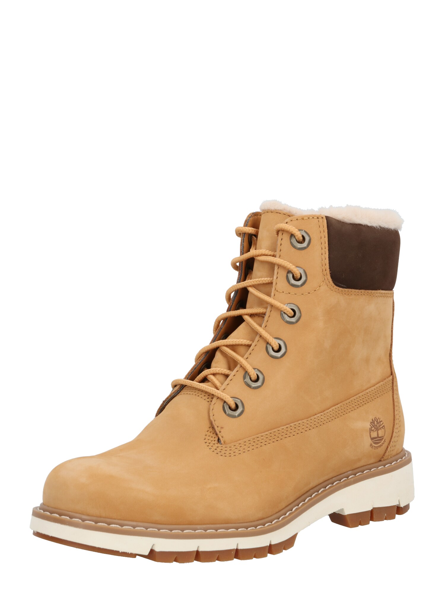 TIMBERLAND Sniego batai 'Lucia'  šviesiai ruda / tamsiai ruda / kremo