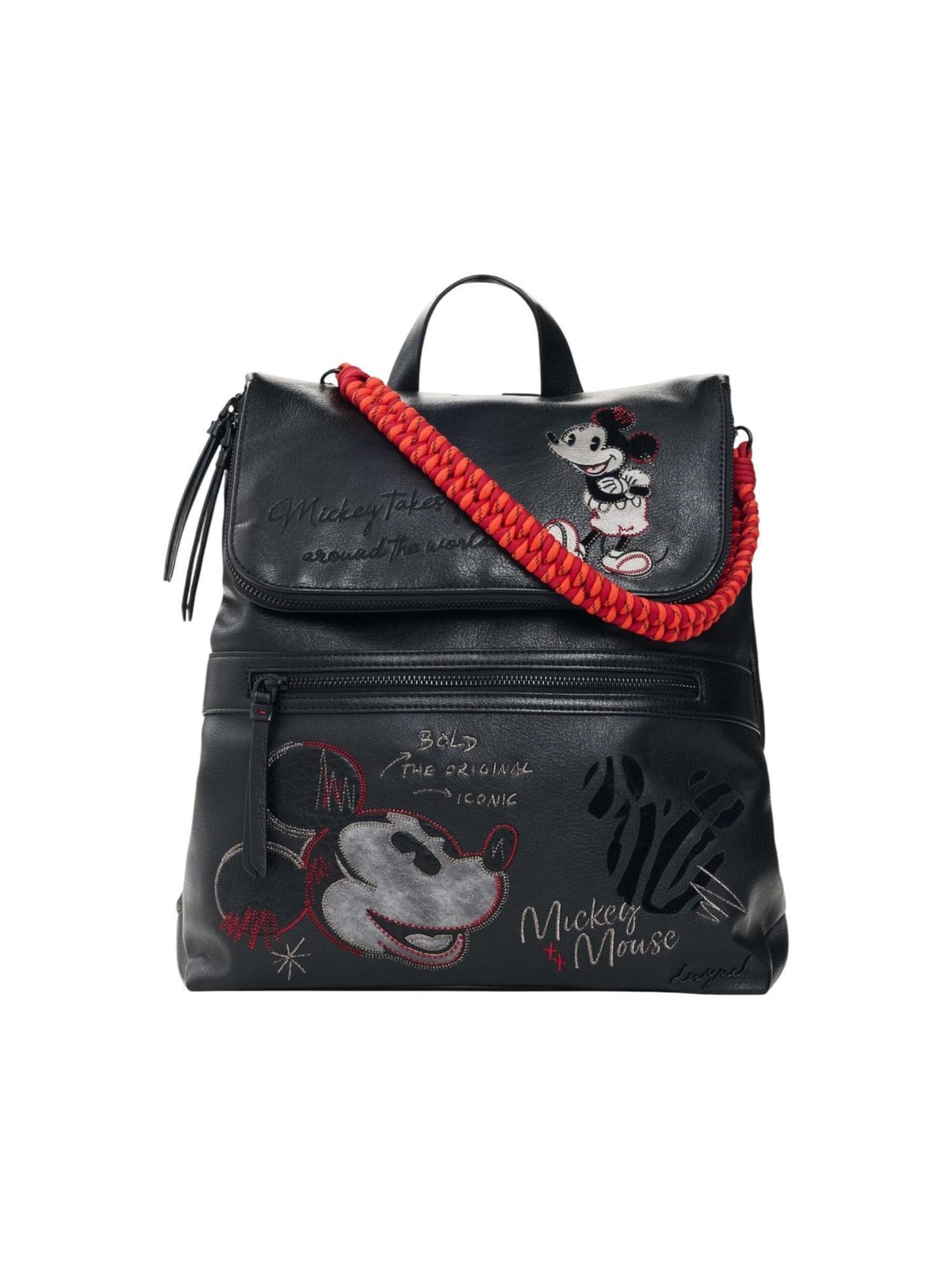 Desigual Rucsac negru / alb
