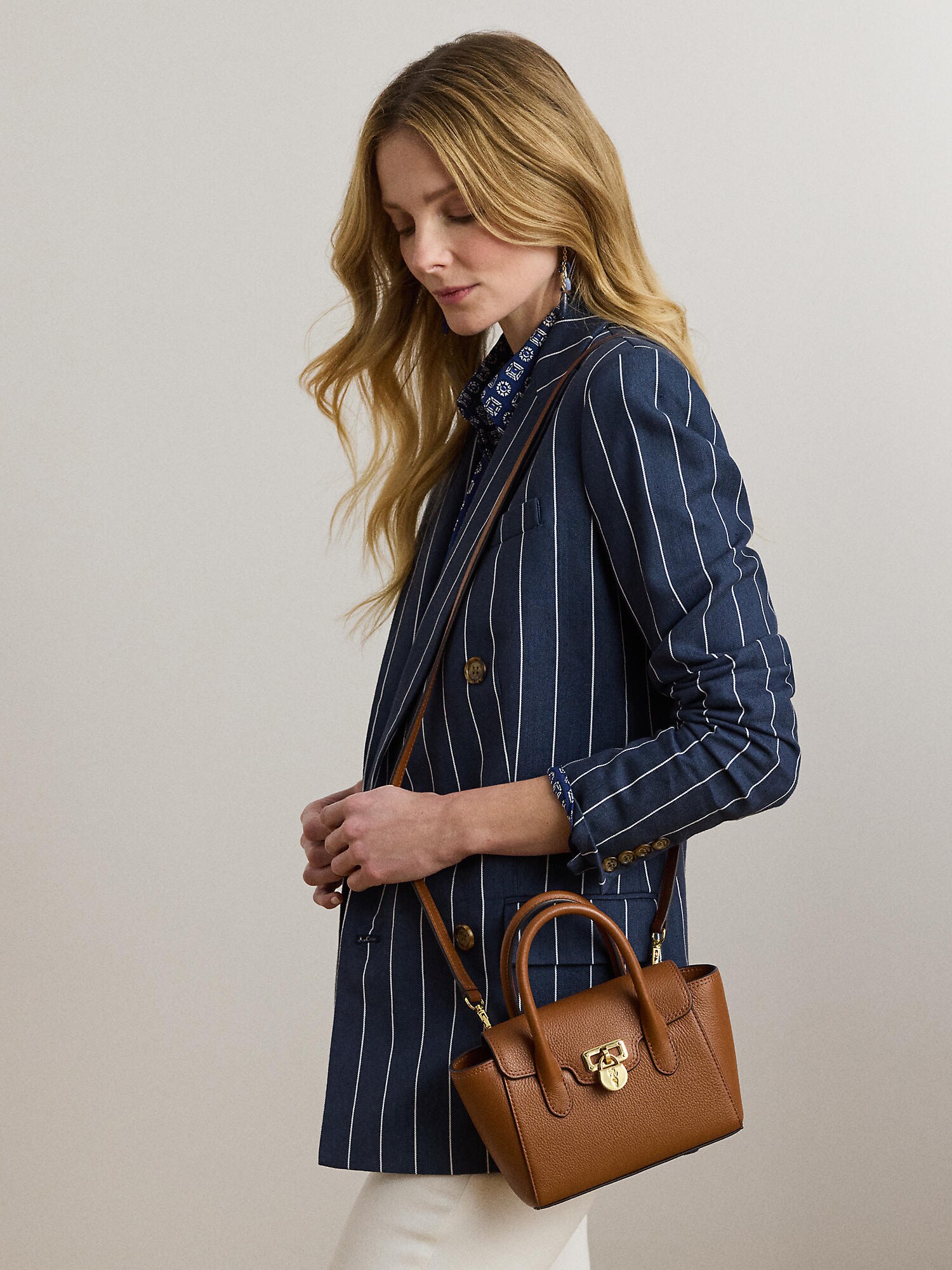 Lauren Ralph Lauren Kabelka hnedá / zlatá (obrázok 5)
