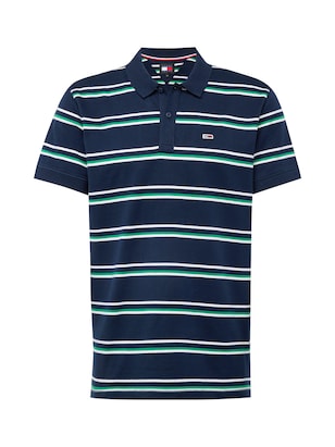 Tommy Jeans Shirt ‘ESSENTIAL’ Navy / Groen / Rood / Wit