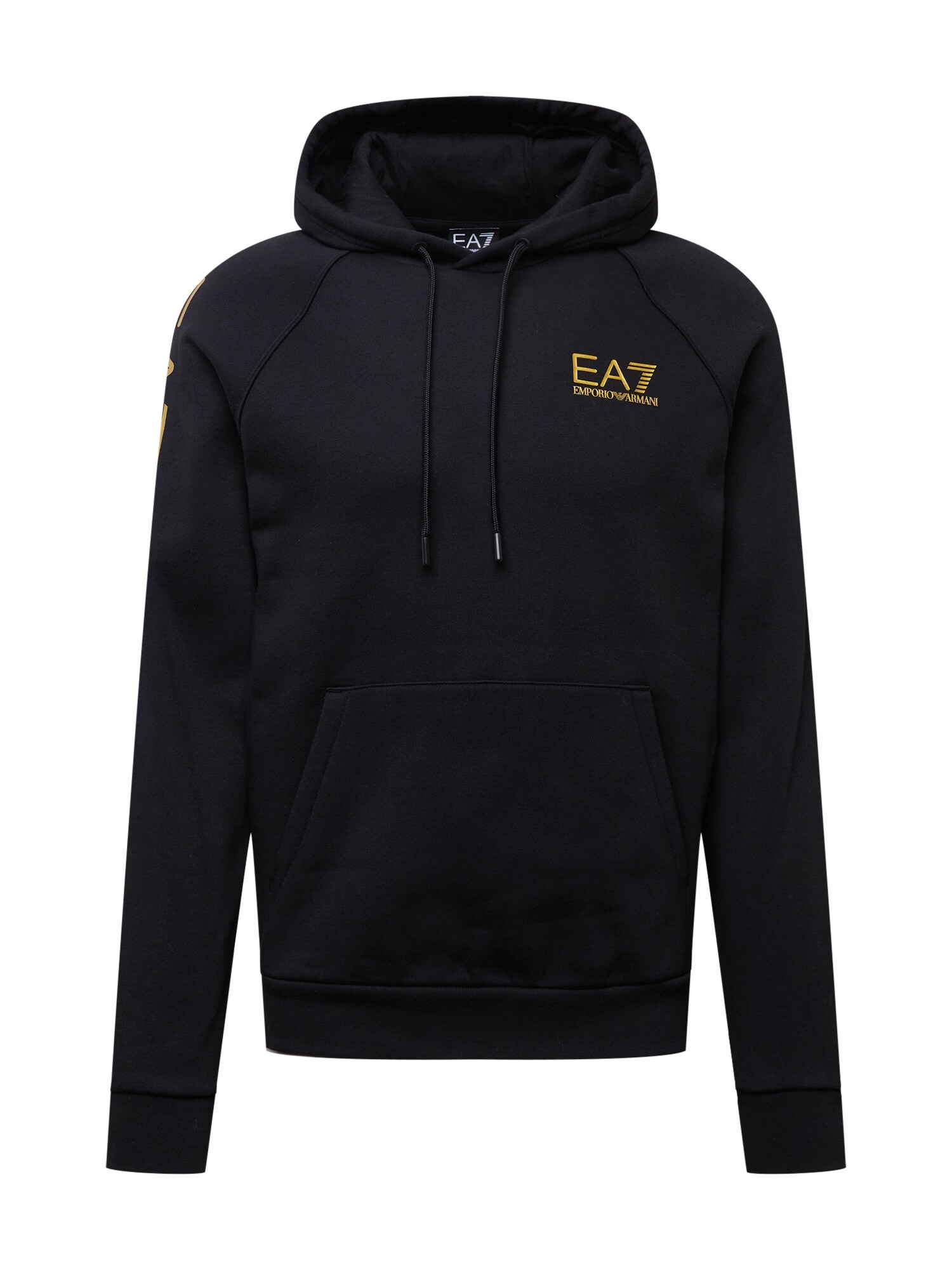 EA7 Emporio Armani Mikina  zlatá žltá / čierna