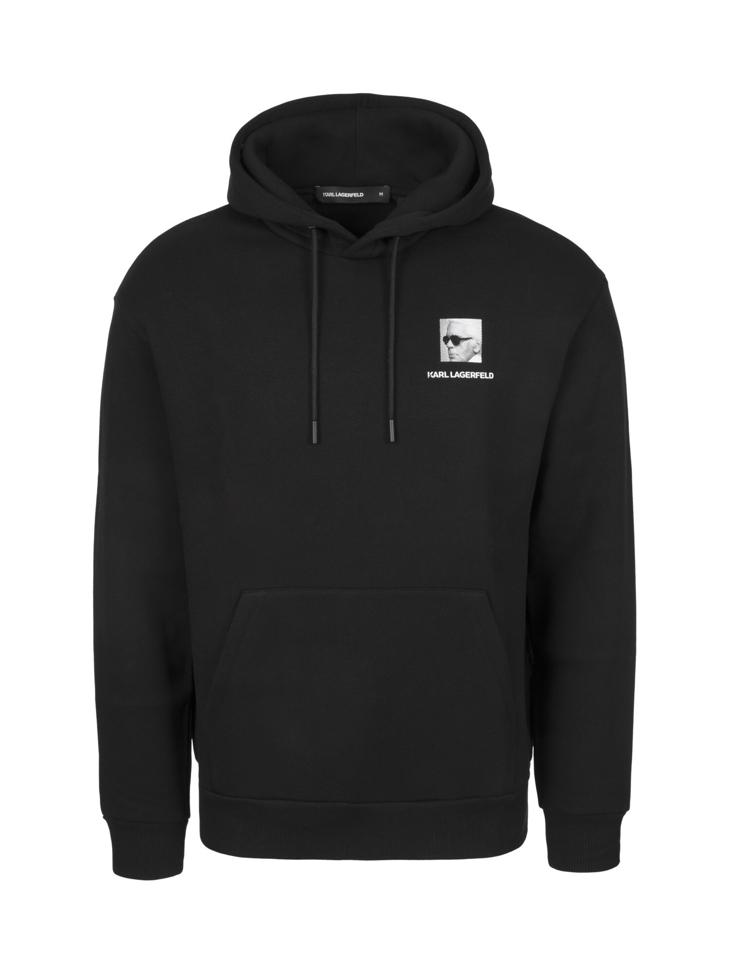 Karl Lagerfeld Sudadera ' 705116 '  negro / blanco
