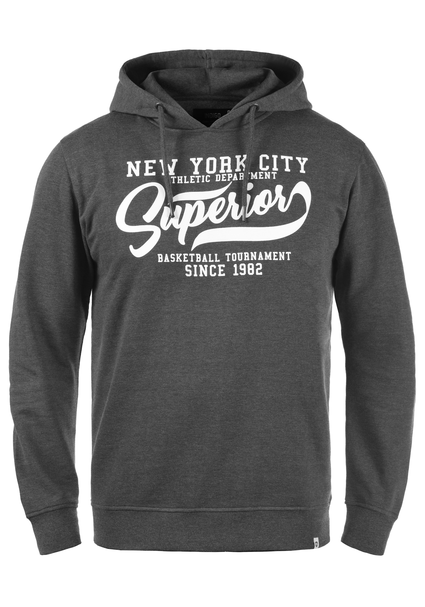 INDICODE JEANS INDICODE JEANS Hoodie 'Galileri' grau