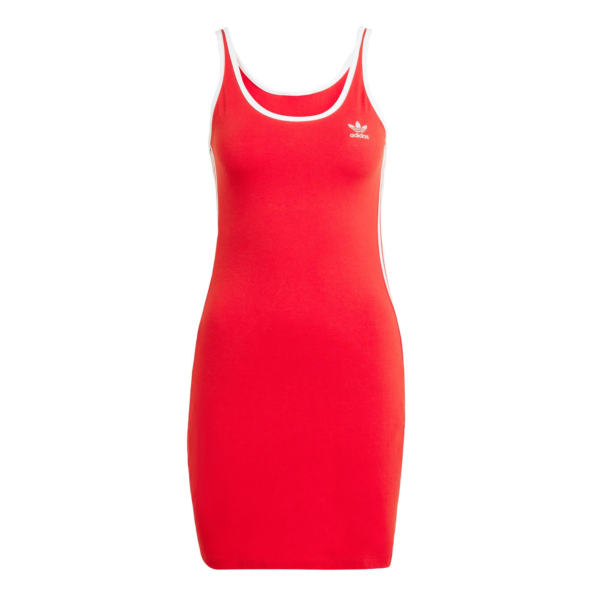 ADIDAS ORIGINALS Rochie Adicolor  roșu / alb