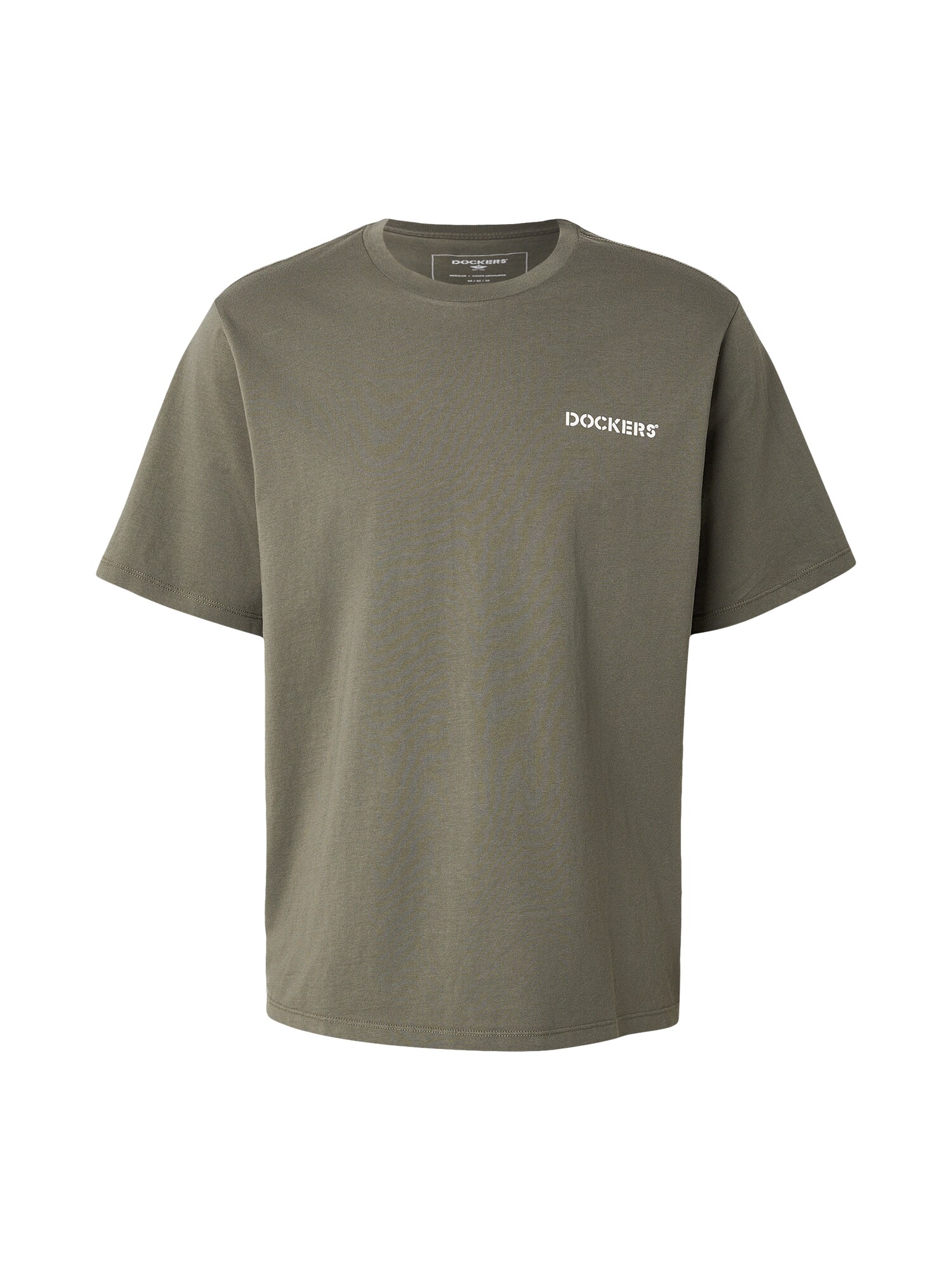 Dockers Tricou  kaki / alb