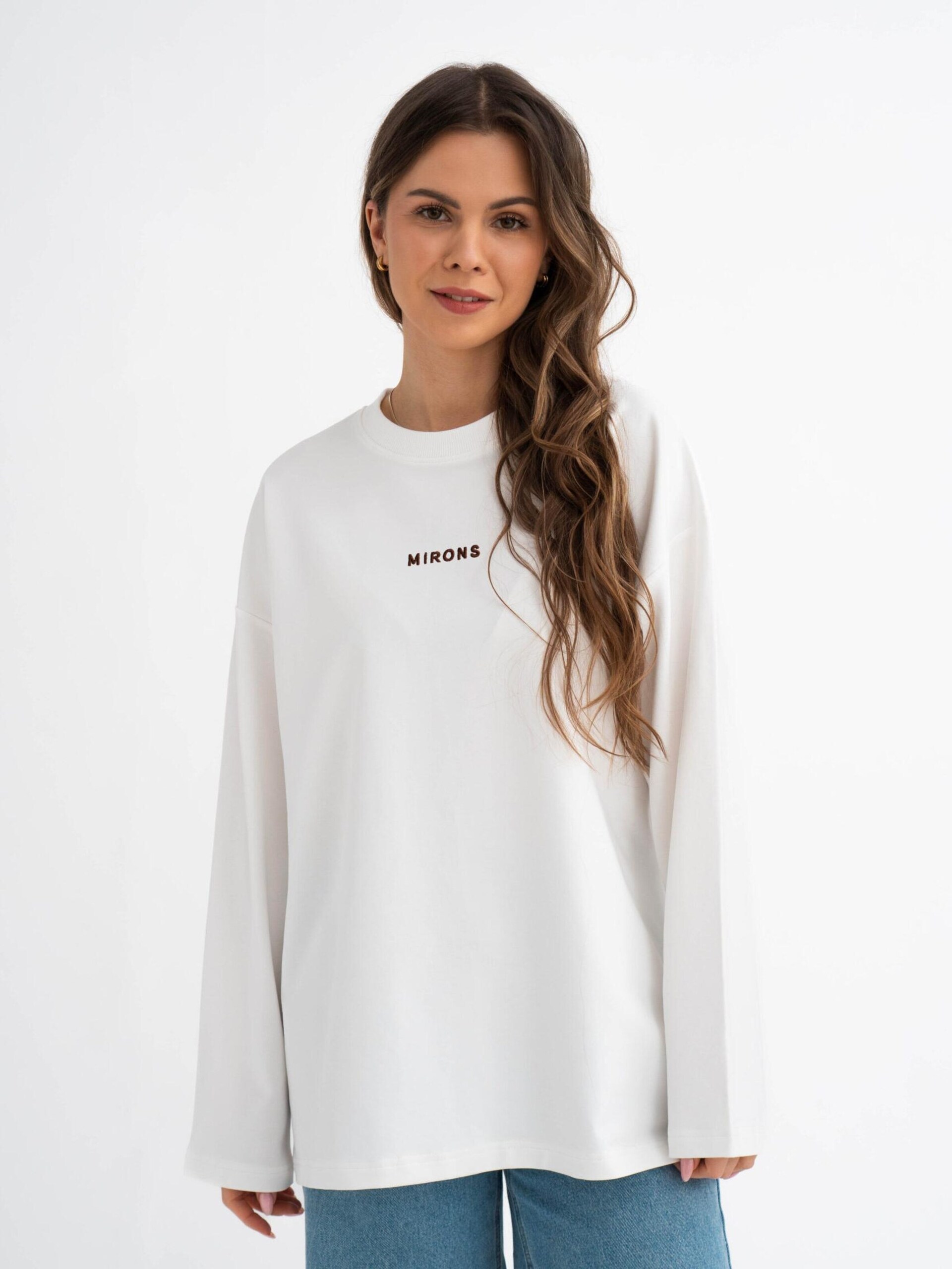 MIRONS T-shirt 'Croissant' dam