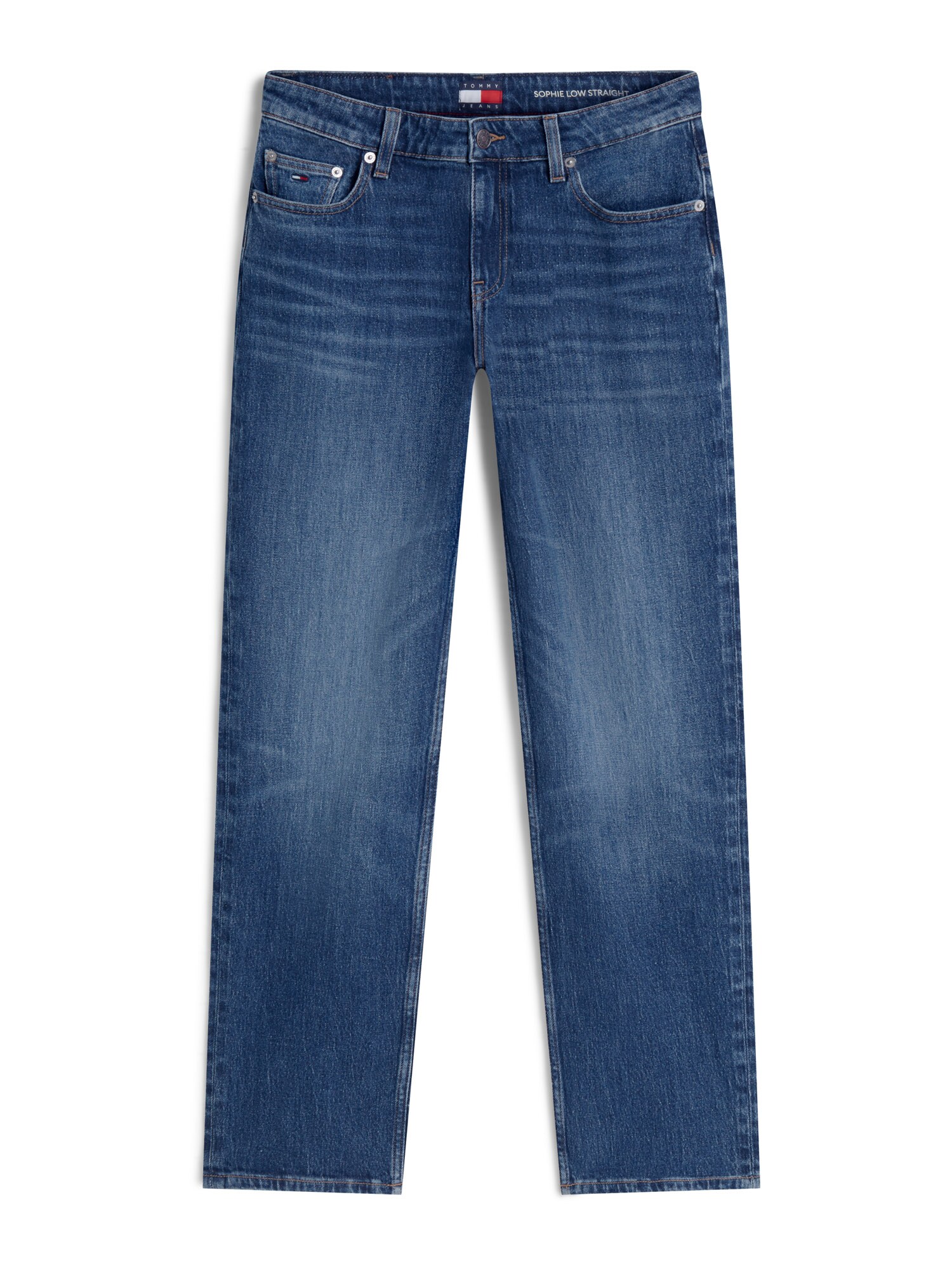 Tommy Jeans Jeans 'Low Rise Straight'  albastru denim