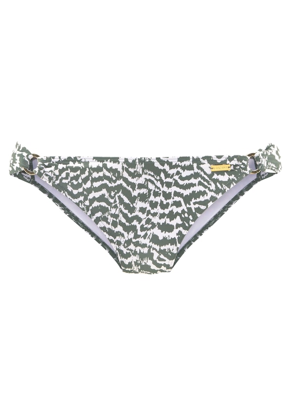 LASCANA, Bikini nadrágok, zöld & fehér, 1 kép a 5 közül