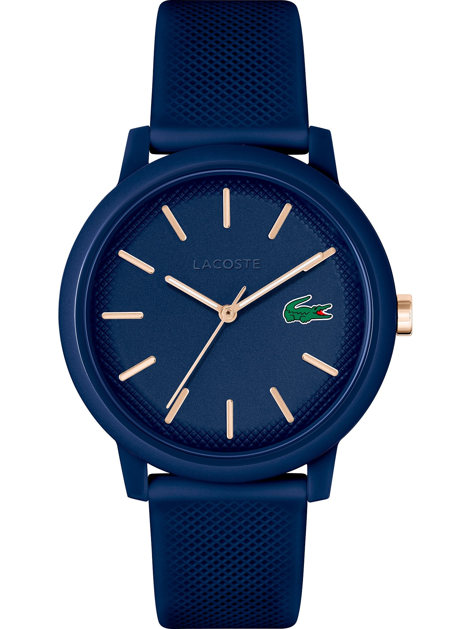 LACOSTE Analoginis (įprasto dizaino) laikrodis mėlyna / auksas / žalia