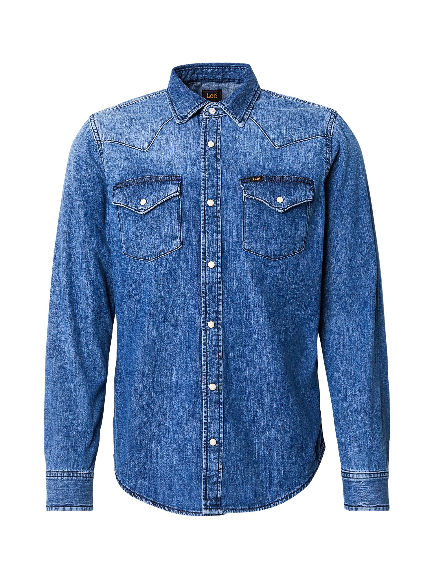 Lee Košeľa 'REGULAR WESTERN'  modrá denim