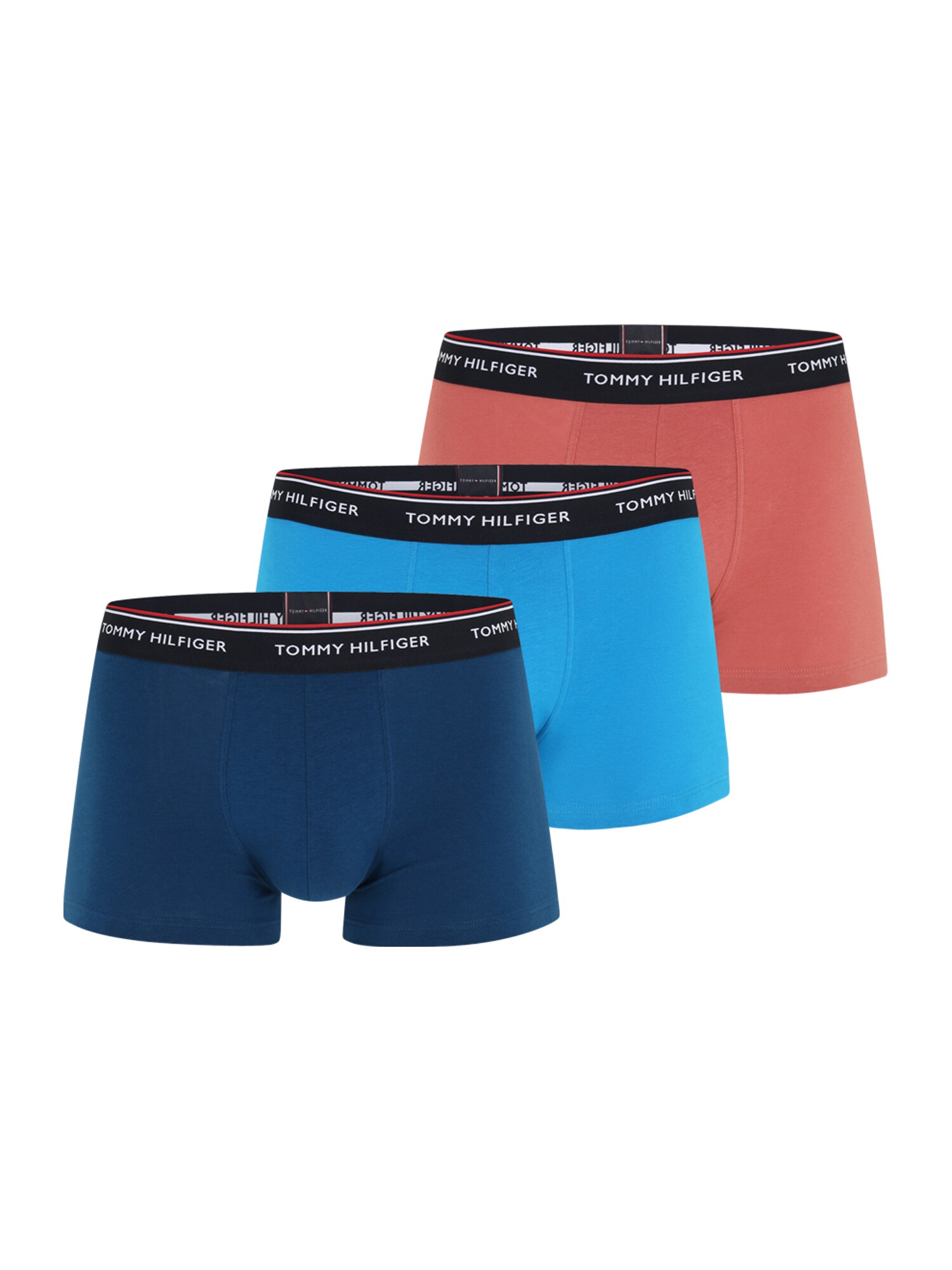 Tommy Hilfiger Underwear Boxerky  enciánová / modrozelená / ružová / biela