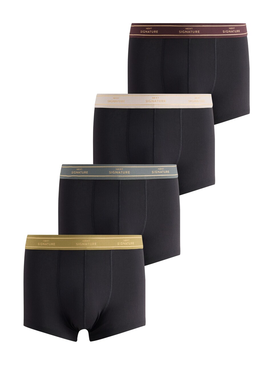 Boxershorts sand / jade / ljusrosa / bordeaux